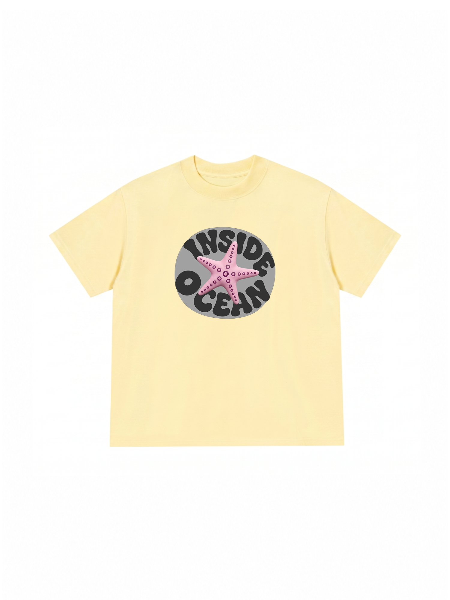 Áo Thun Relaxed Fit Inside Ocean Pink StarFish