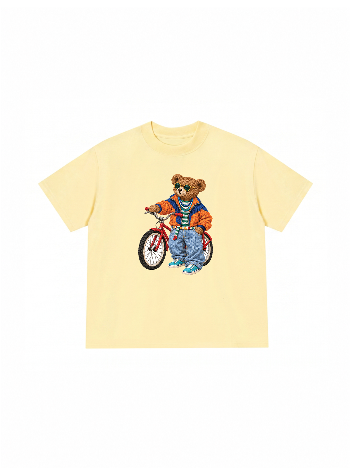 Áo Thun Relaxed Fit Bear Cycling