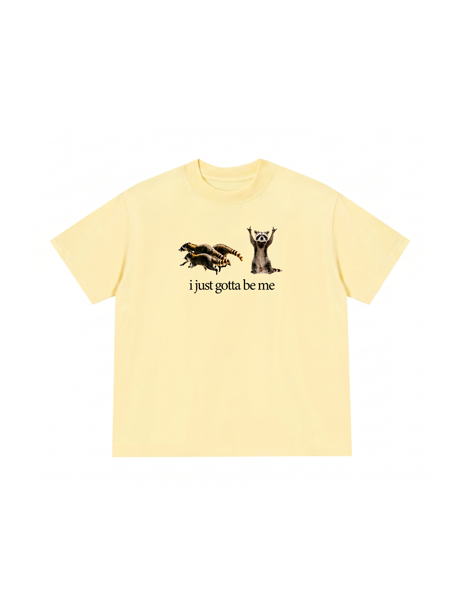 Áo Thun Relaxed Fit I Just Gotta Be Me Raccoon
