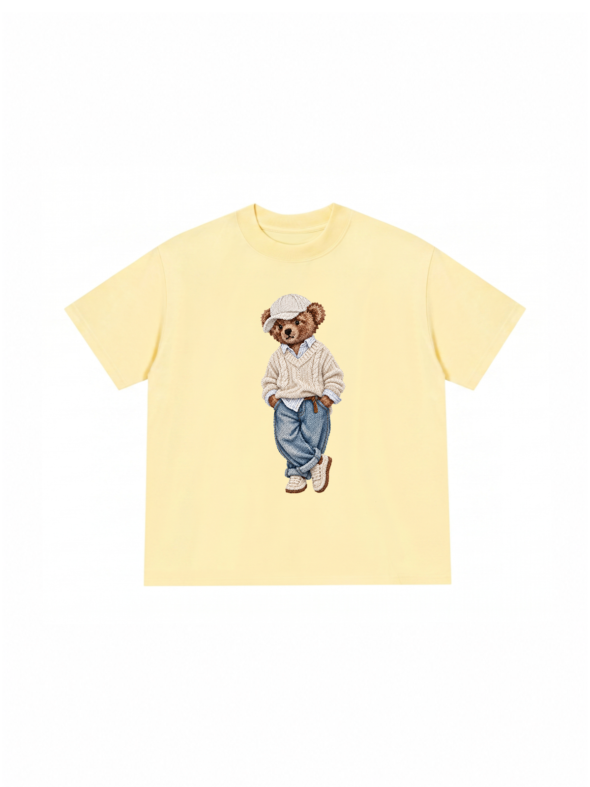 Áo Thun Relaxed Fit  Bear Daily Outfit