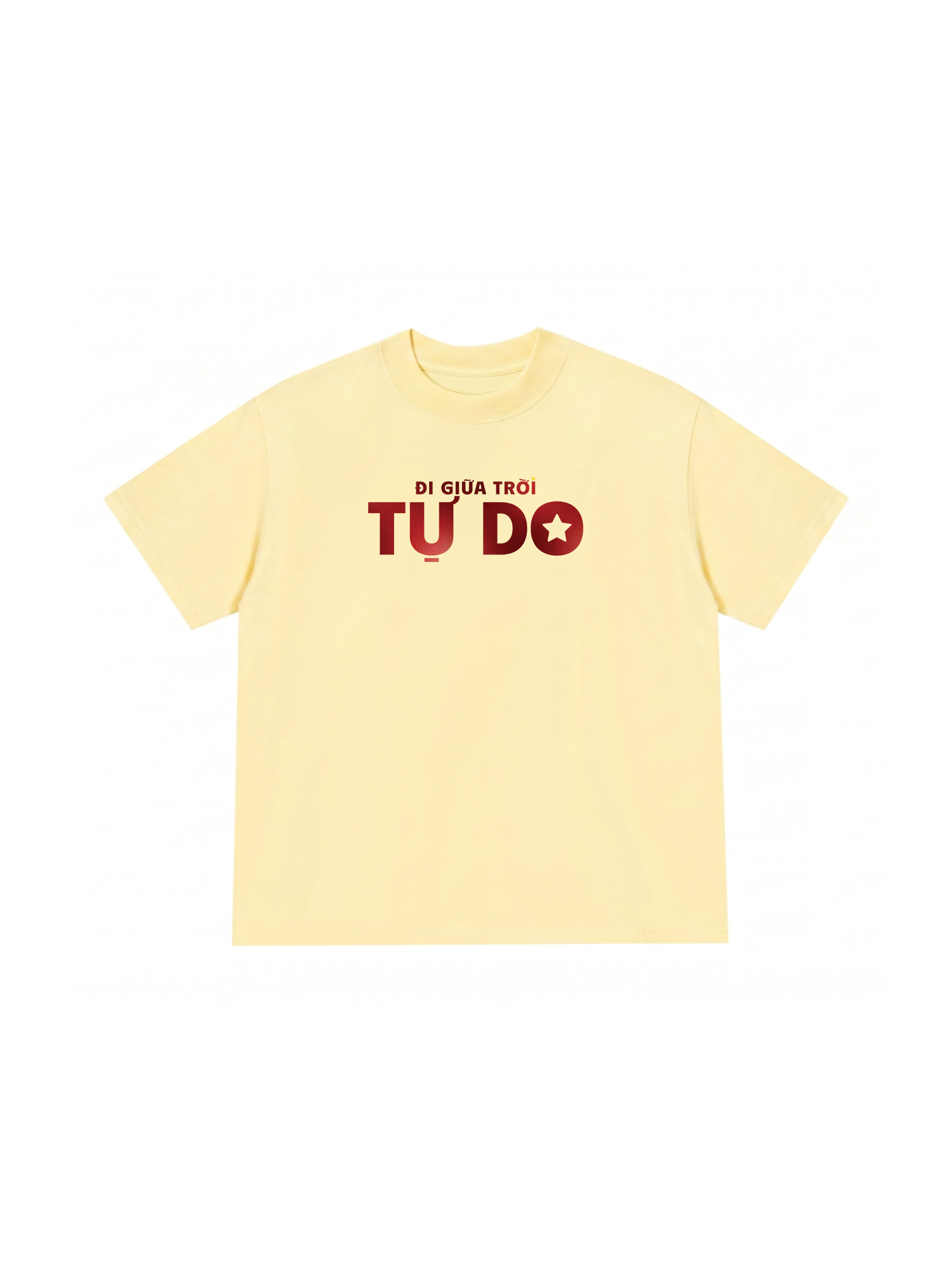 Áo Thun Relaxed Fit Đi Giữa Trời Tự Do