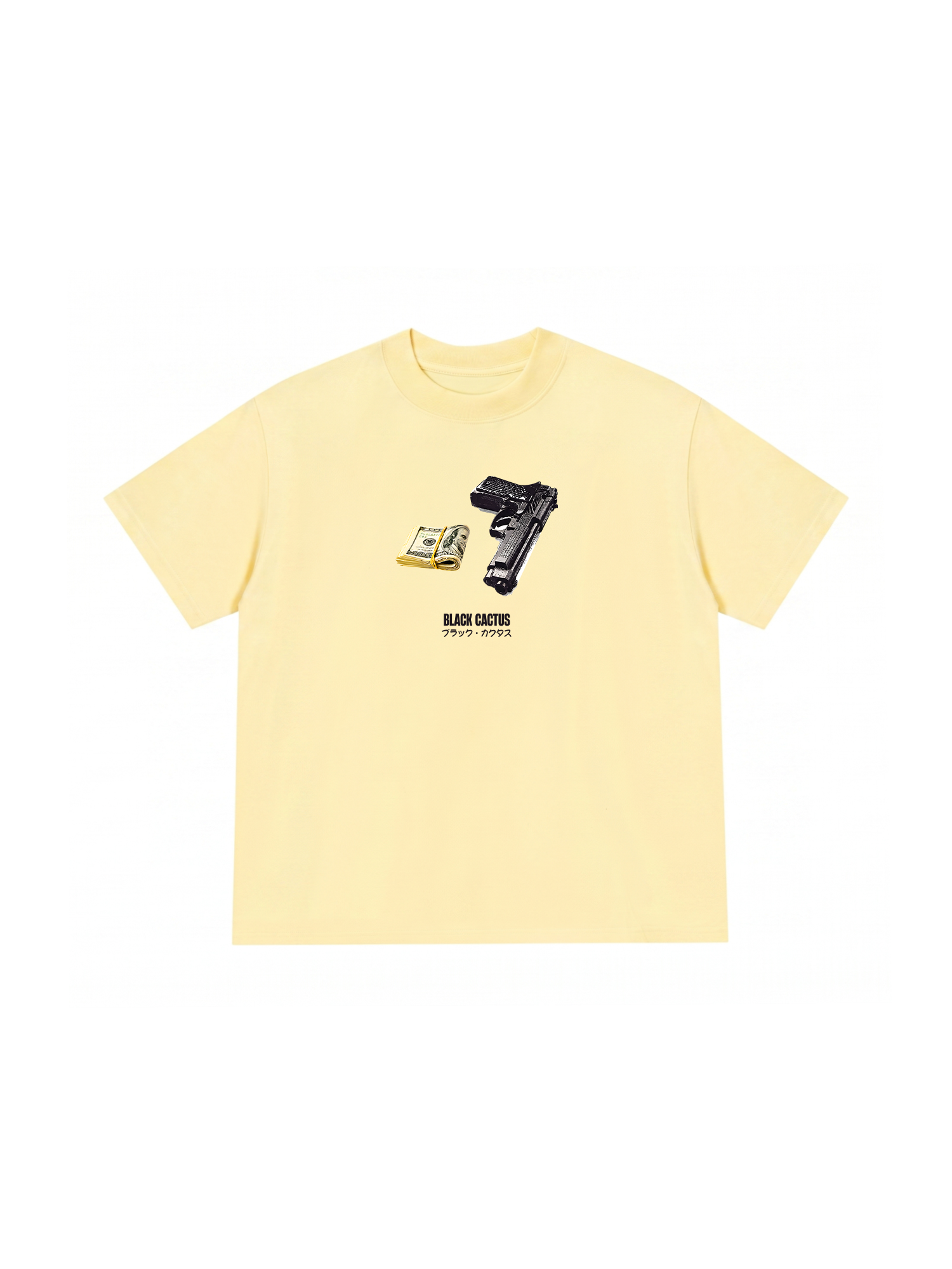 Áo Thun Relaxed Fit Black Cactus