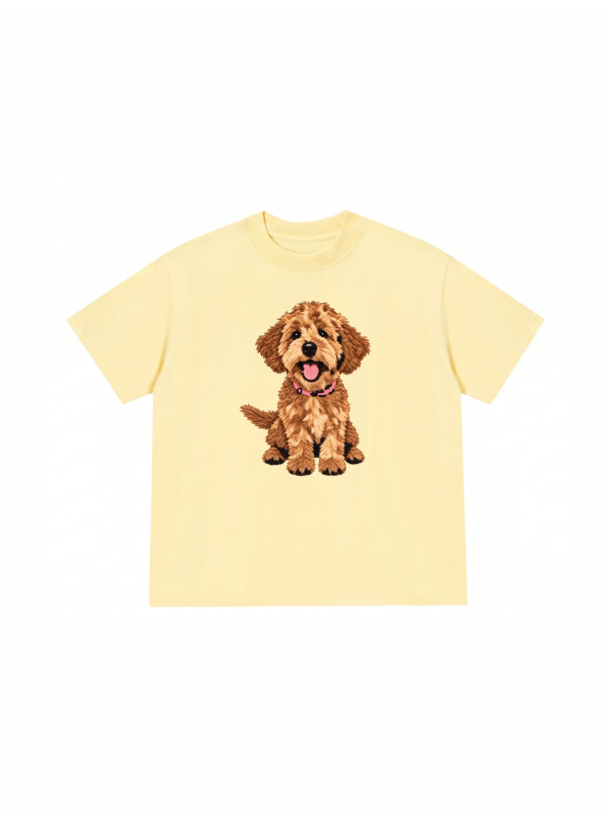 Áo Thun Relaxed Fit Cute Brown Puppy