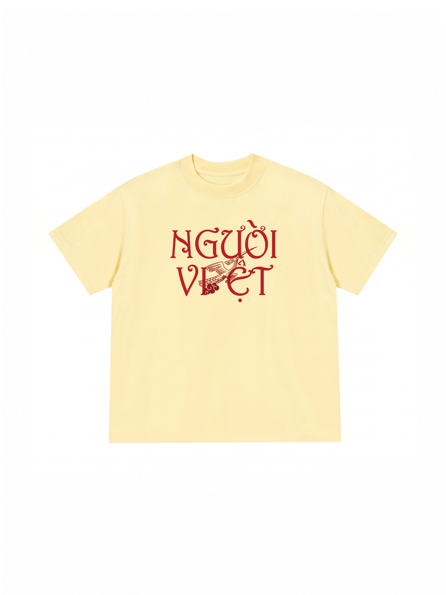 Áo Thun Relaxed Fit Việt Nam Người Việt - Máu Đỏ Da Vàng
