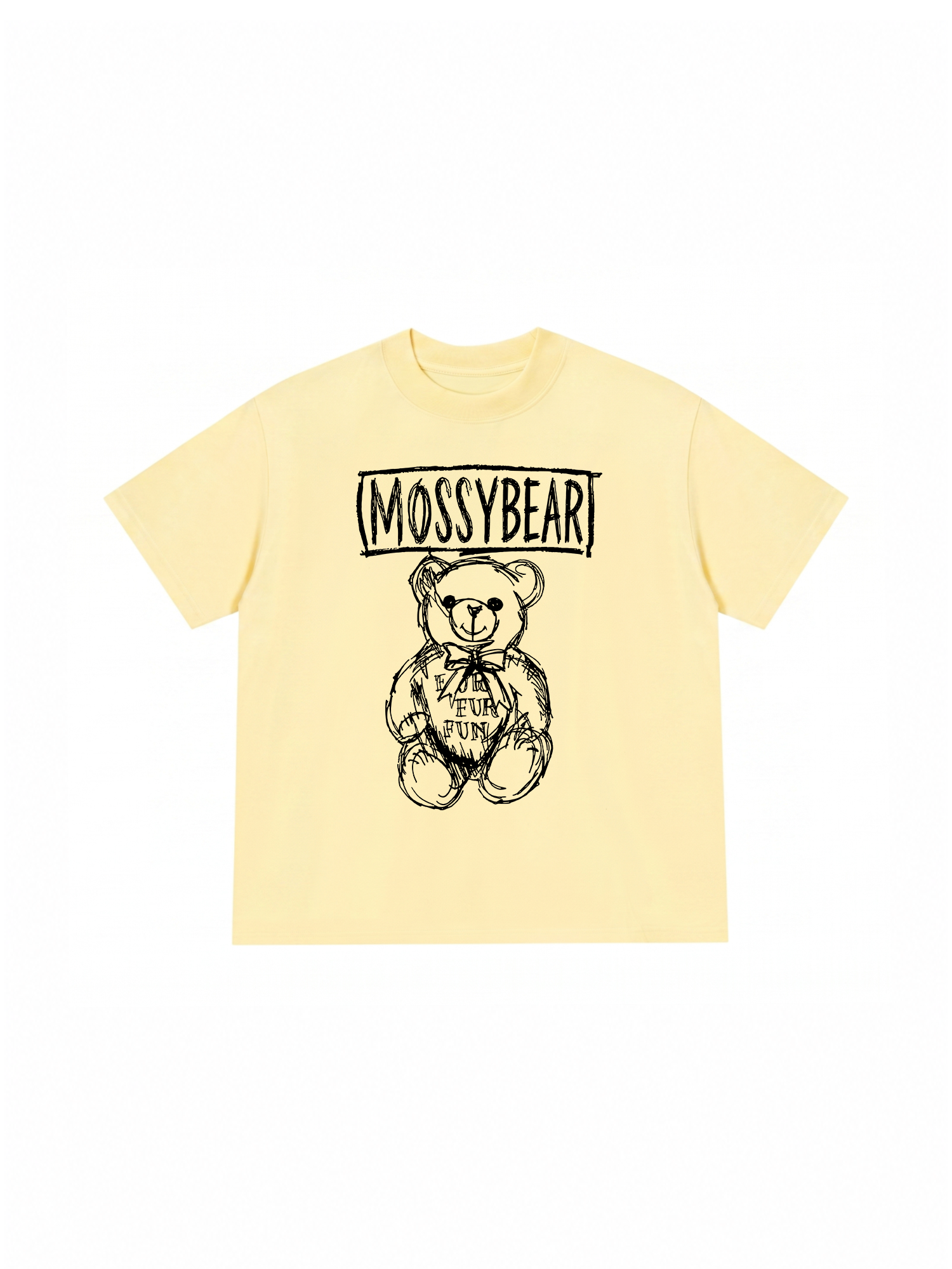 Áo Thun Relaxed Fit Mossy Bear Basic Bear