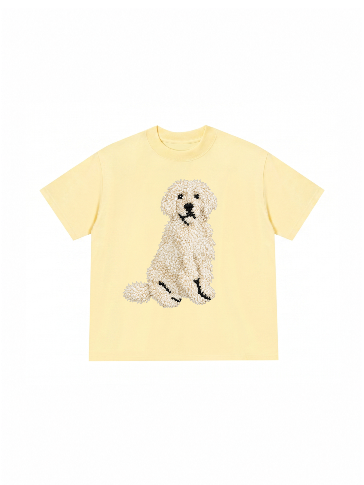 Áo Thun Relaxed Fit White Puppy