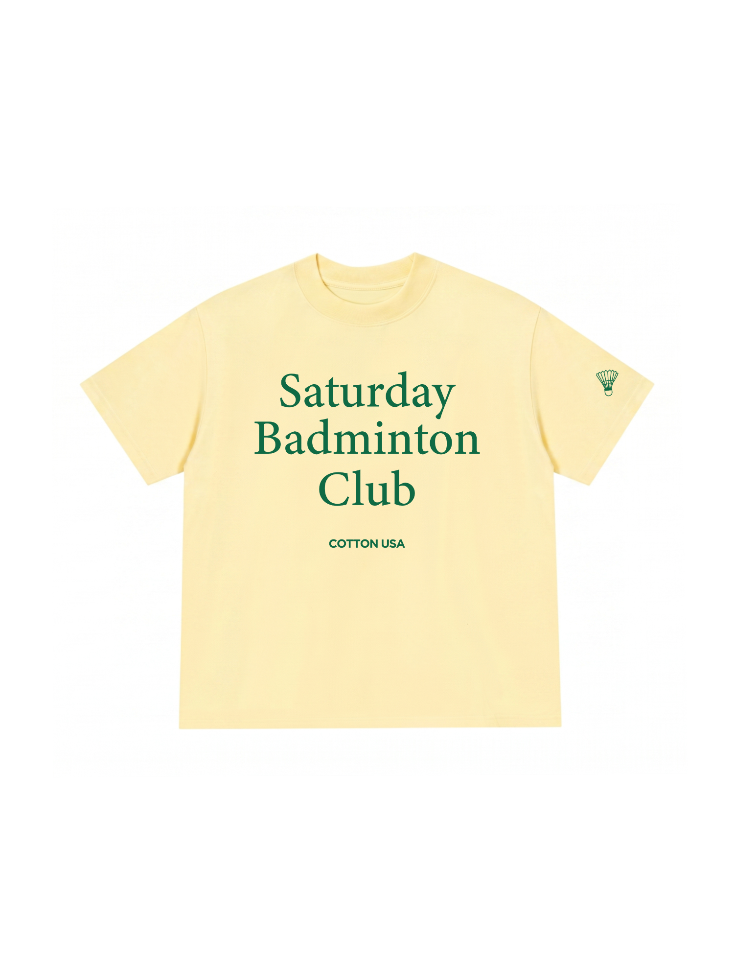 Áo Thun Relaxed Fit Saturday Badminton Club