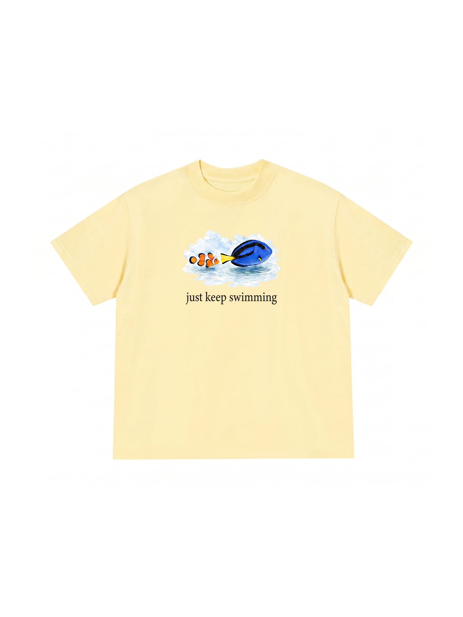 Áo Thun Relaxed Fit Just Keep Swimming