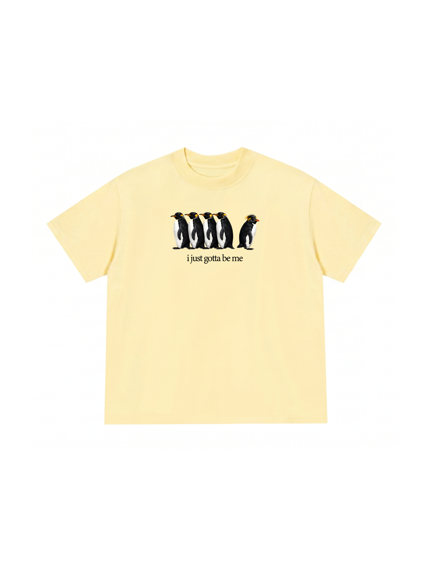 Áo Thun Relaxed Fit I Just Gotta Be Me Penguin