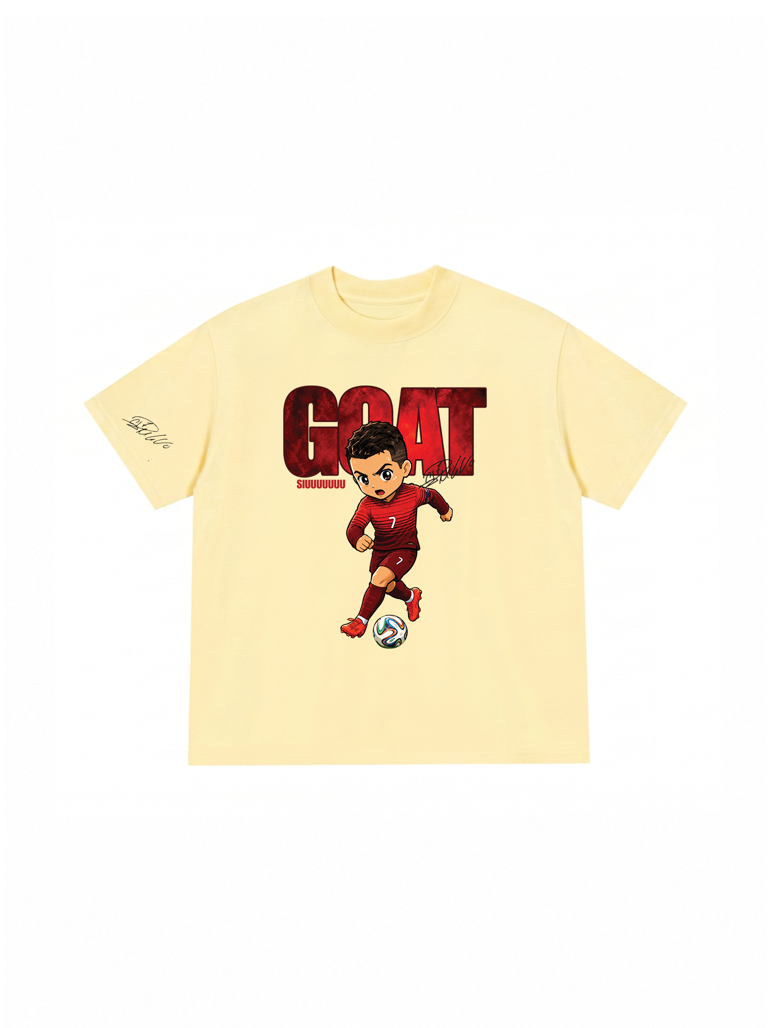 Áo Thun Relaxed Fit  Goat  SIUUUUU