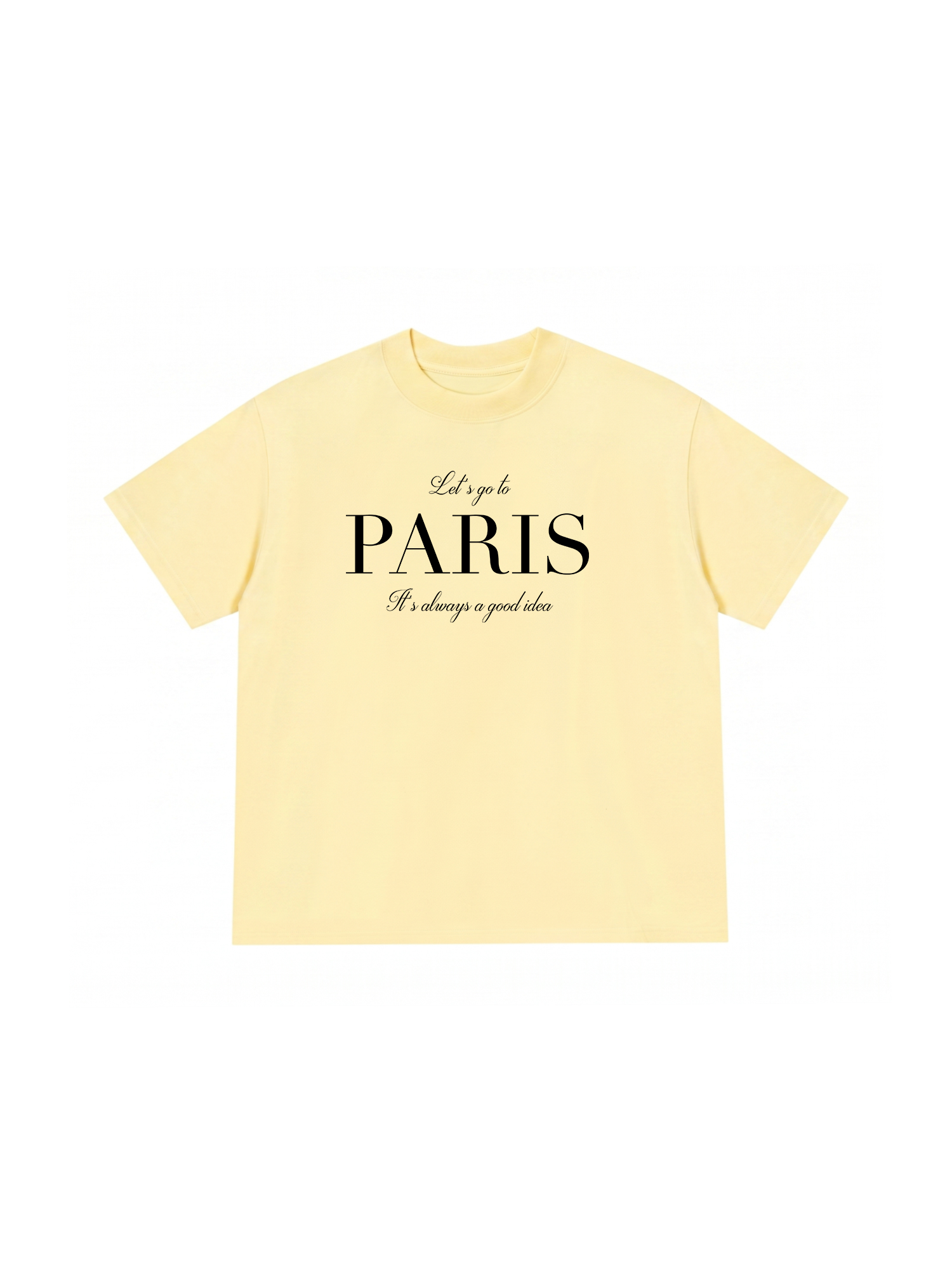 Áo Thun Relaxed Fit City Let's go to Paris