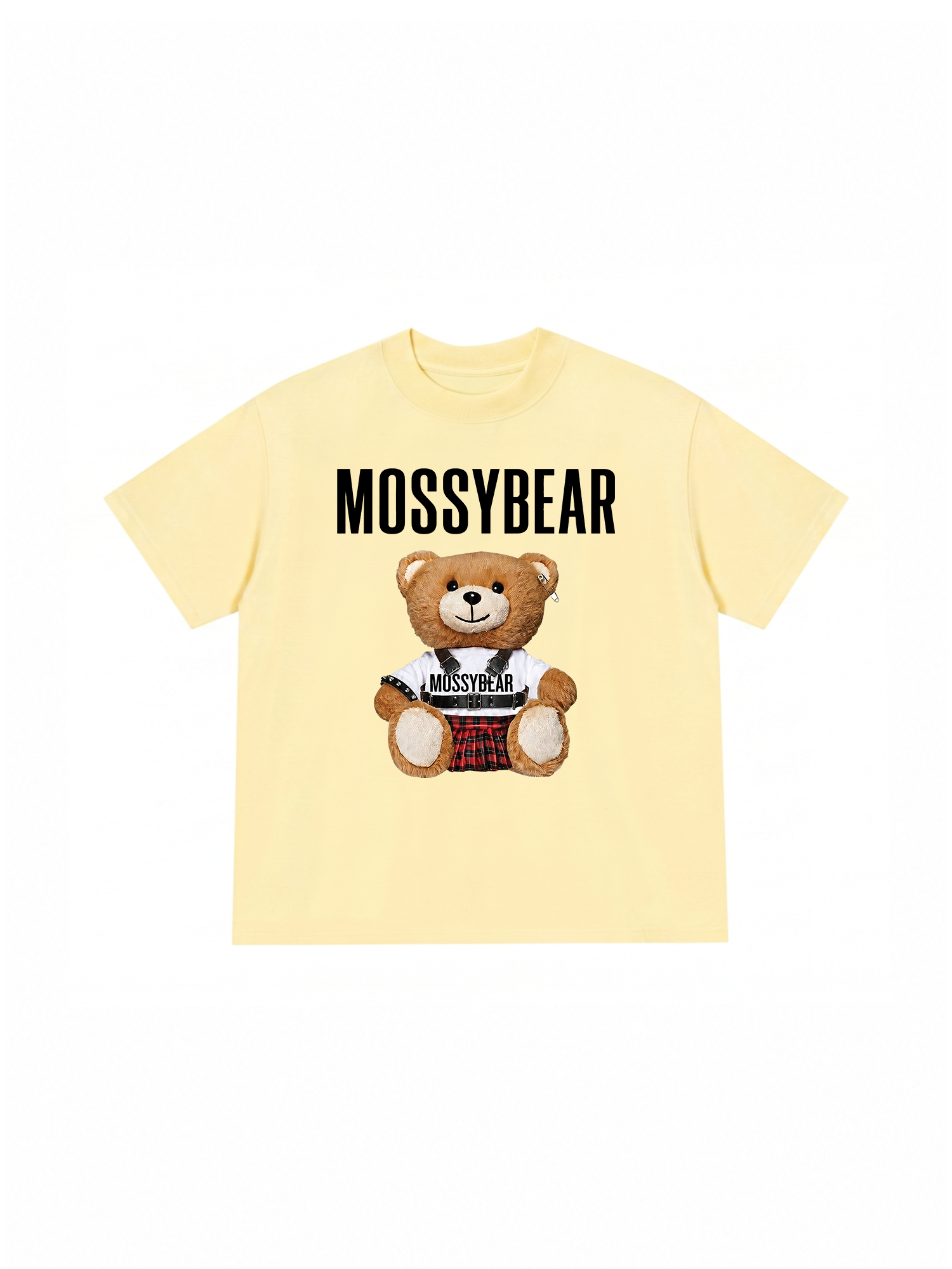 Áo Thun Relaxed Fit  Mossy Bear Plaid Bear