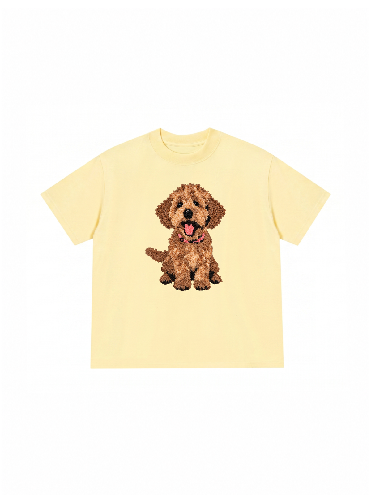 Áo Thun Relaxed Fit Cute Brown Puppy
