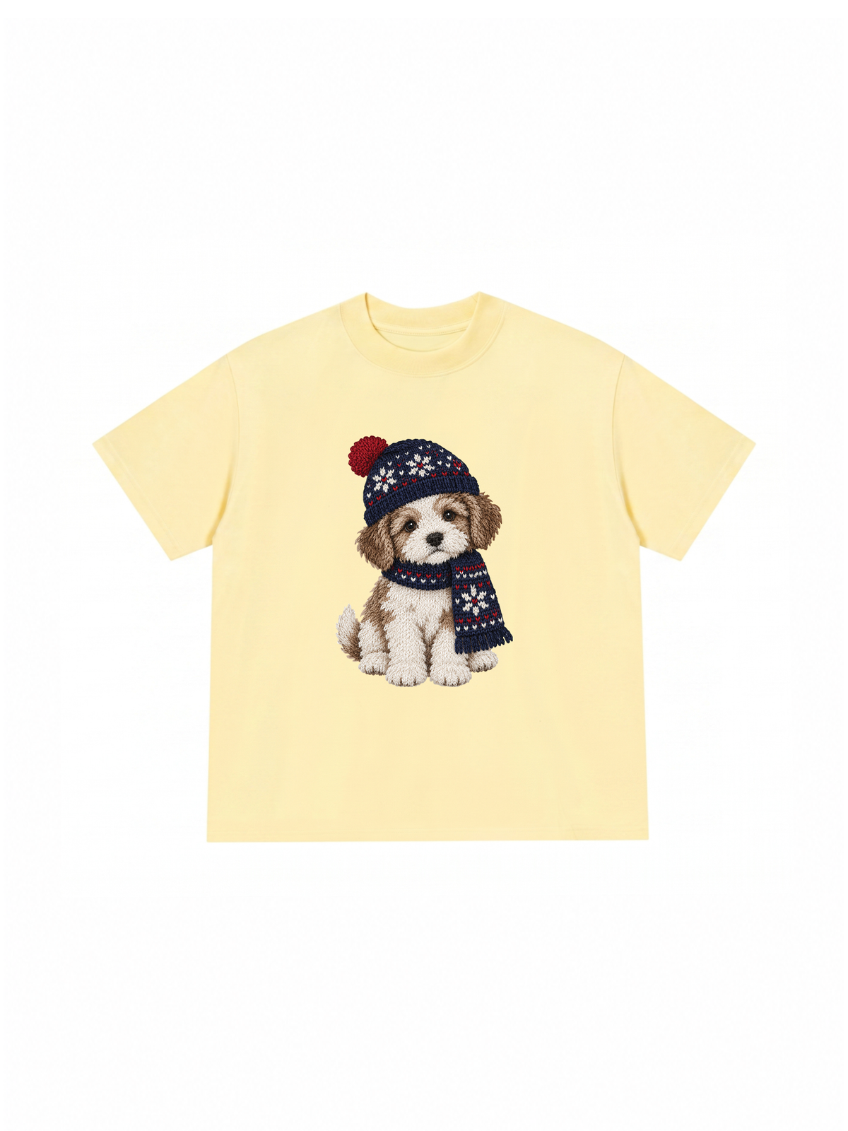 Áo Thun Relaxed Fit Winter Pup