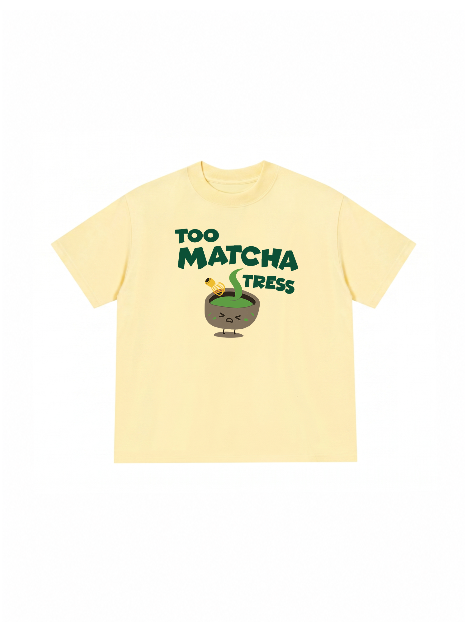 Áo Thun Relaxed Fit  Too Matcha Stress