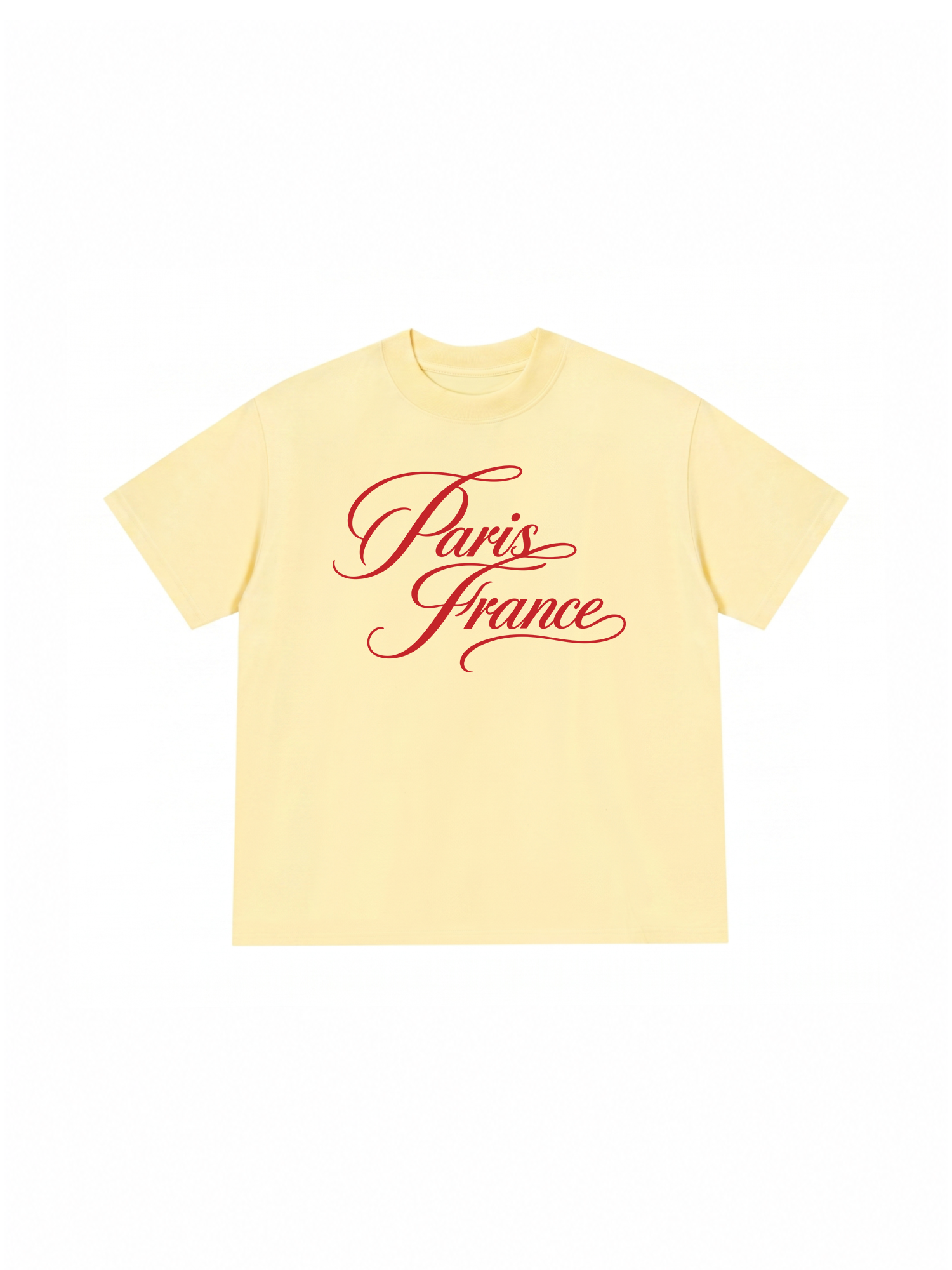 Áo Thun Relaxed Fit  Red Paris France