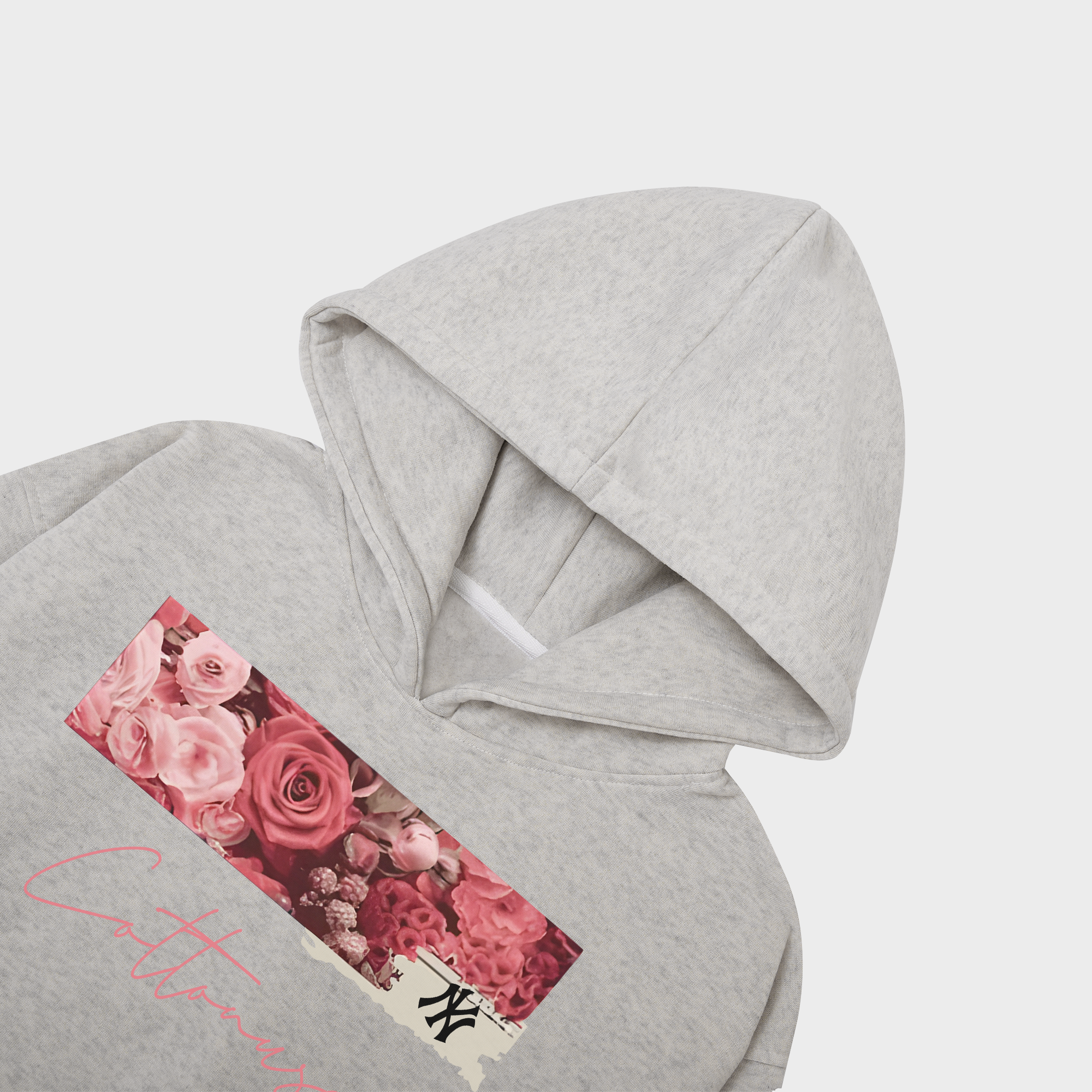 MLB Floral Rose Logo Retro Hoodie