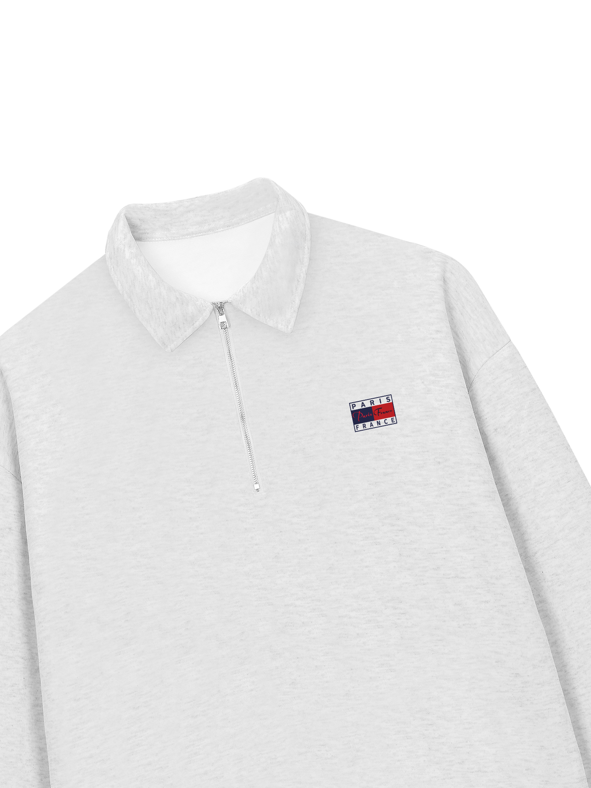 Áo Sweater Polo Nỉ Hai Da Basic Paris France