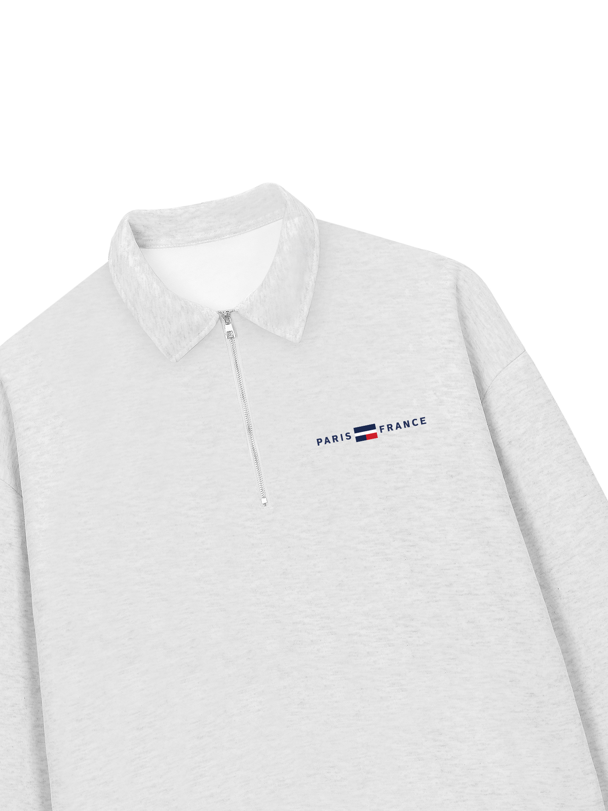 Áo Sweater Polo Nỉ Hai Da City Paris France
