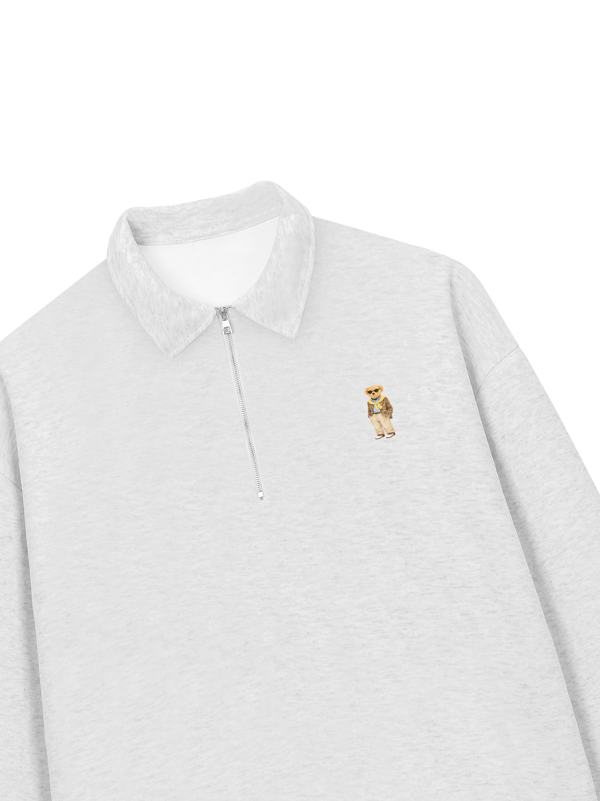 Áo Sweater Polo Nỉ Hai Da Gentle Bear