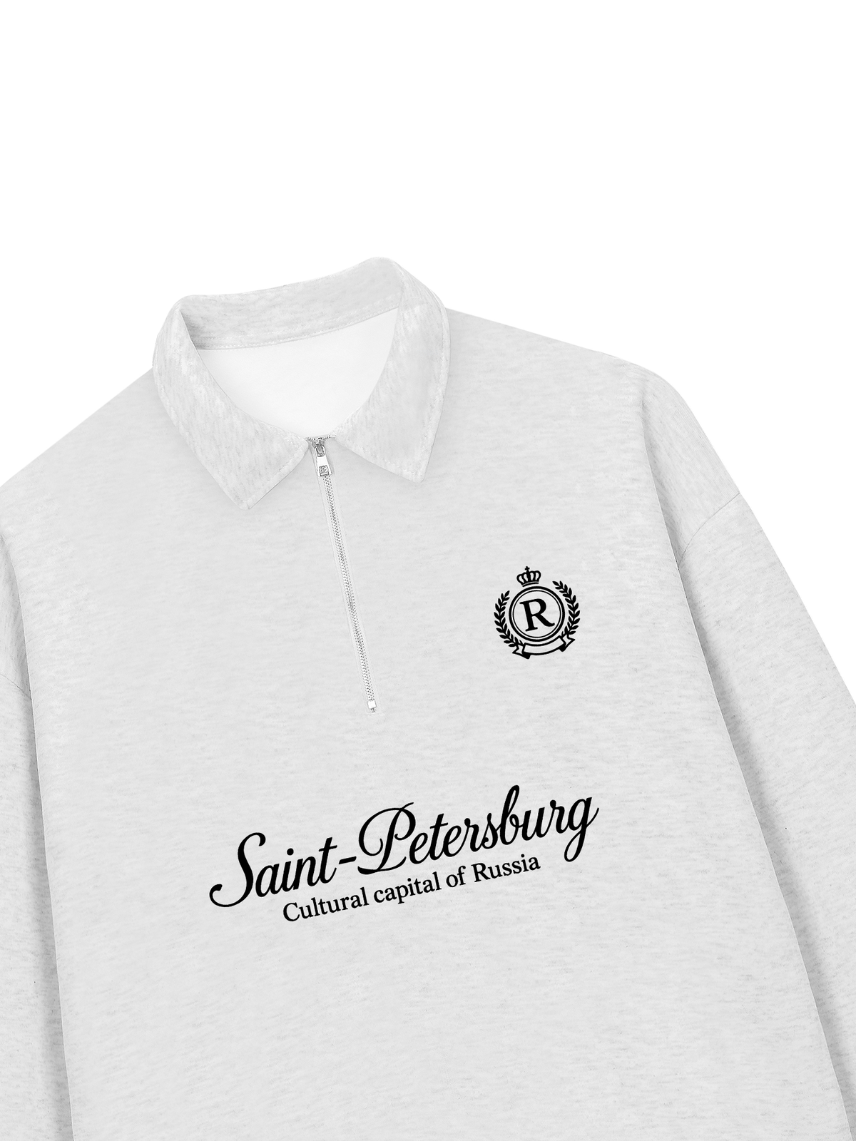 Áo Sweater Polo Nỉ Hai Da  Saint Petersburg