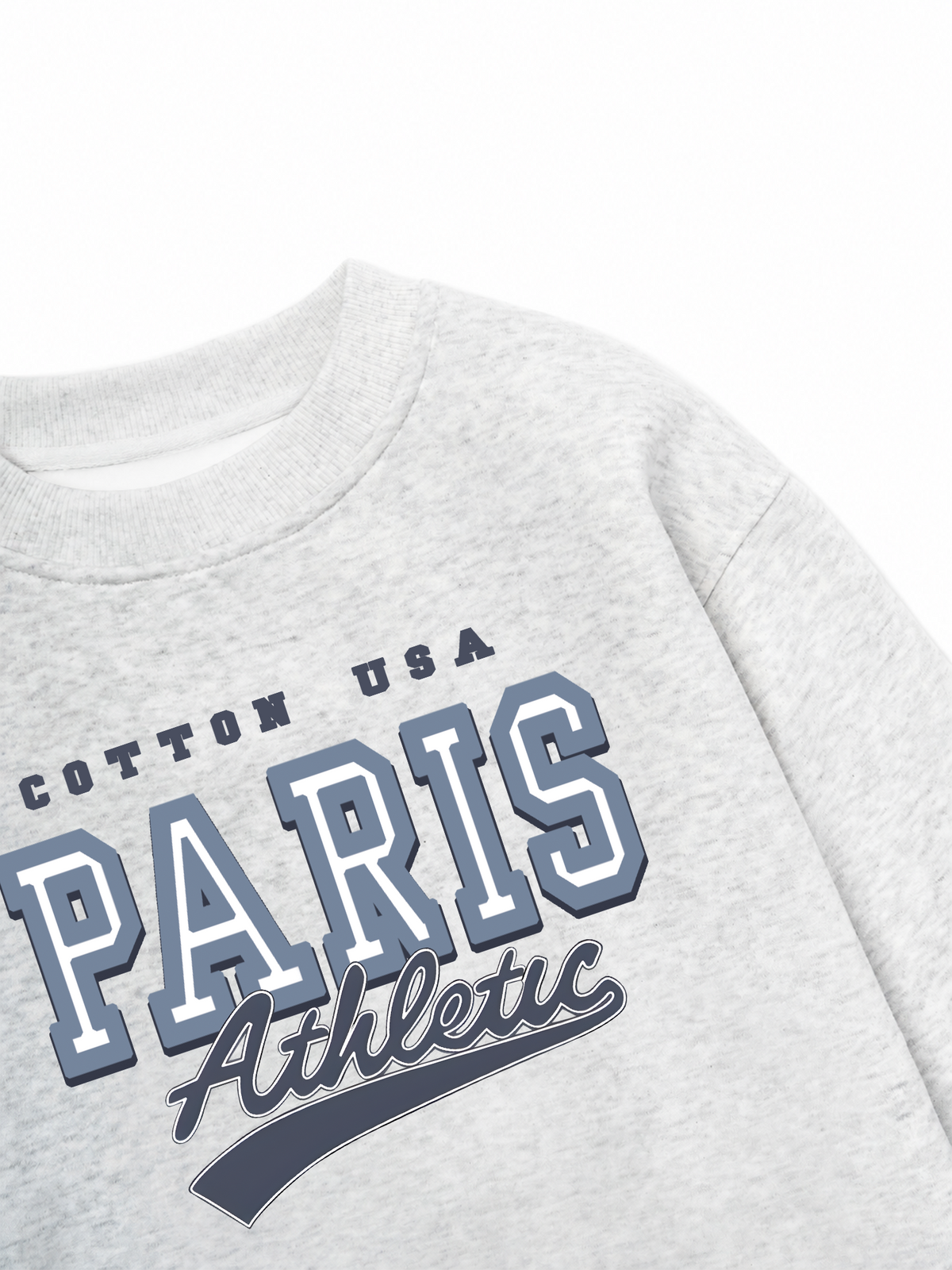 Áo Sweater Nỉ Hai Da  Paris