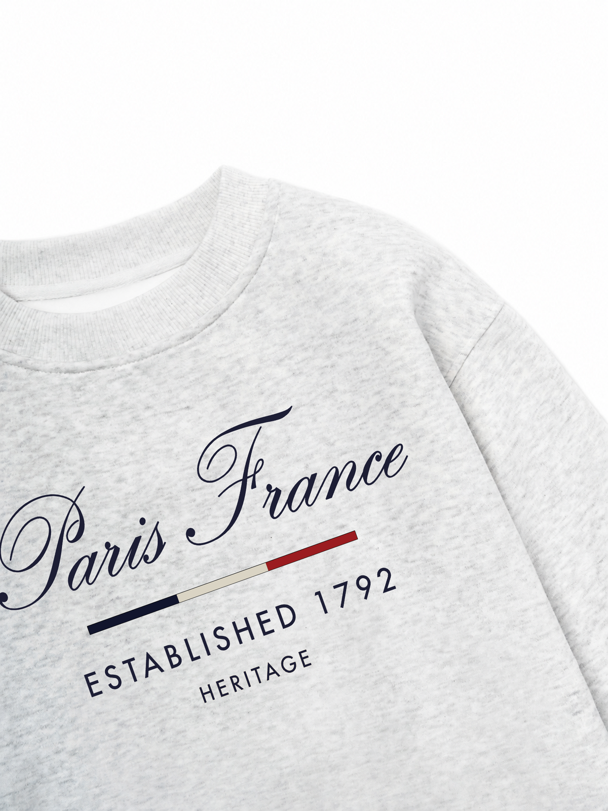 Áo Sweater Nỉ Hai Da Paris France