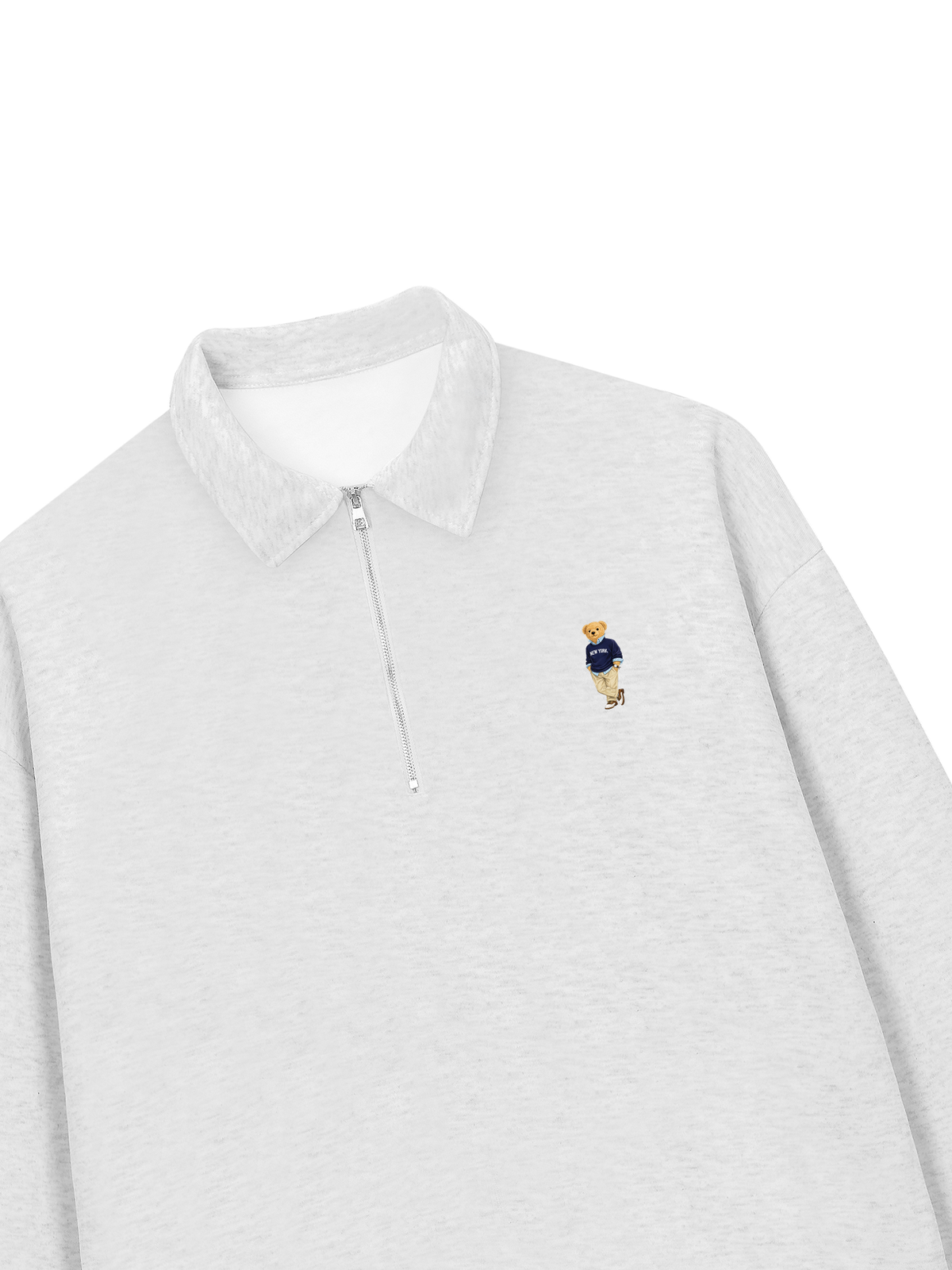 Áo Sweater Polo Nỉ Hai Da  Classic Bear