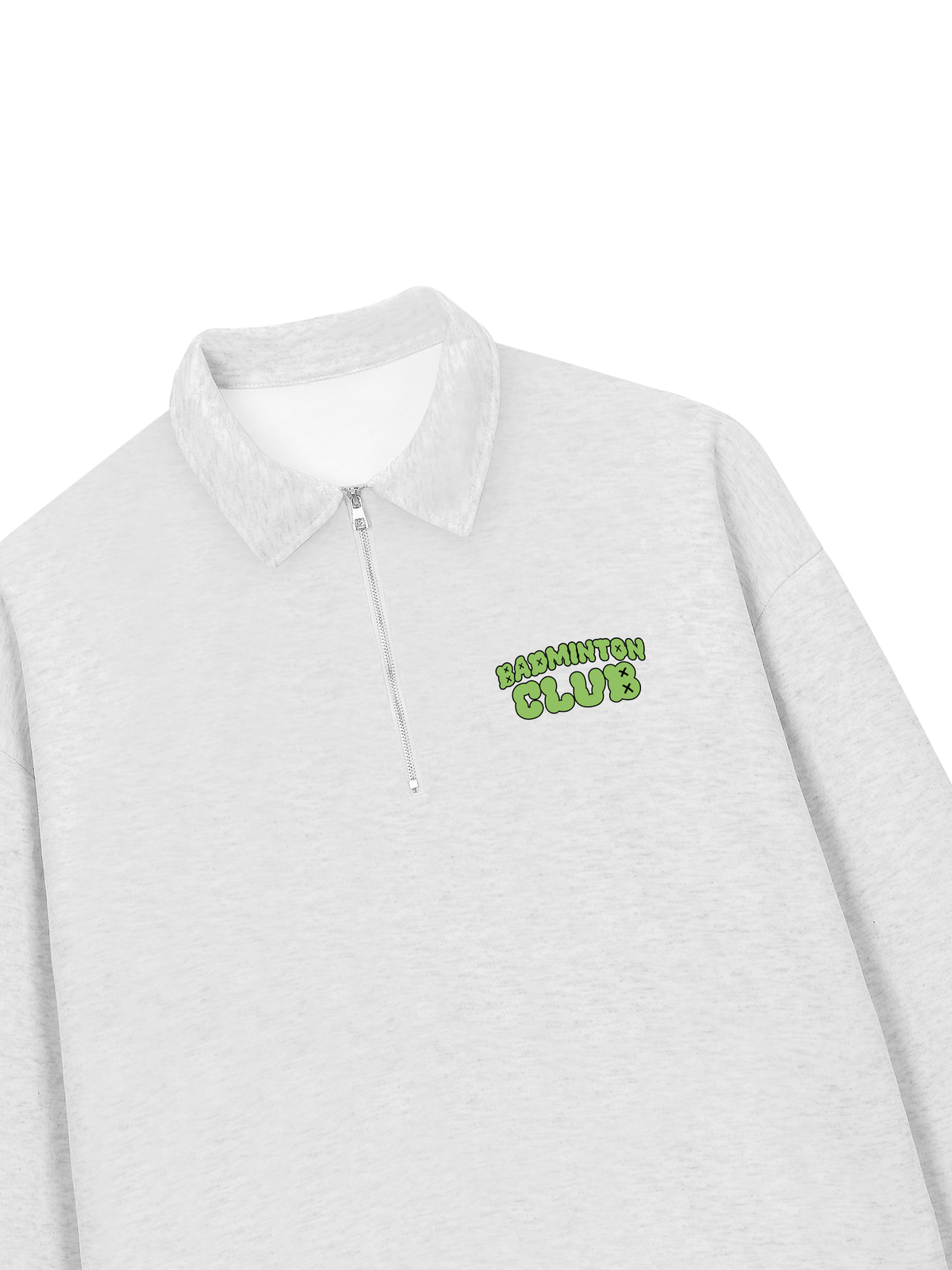 Áo Sweater Polo Nỉ Hai Da Badminton Club