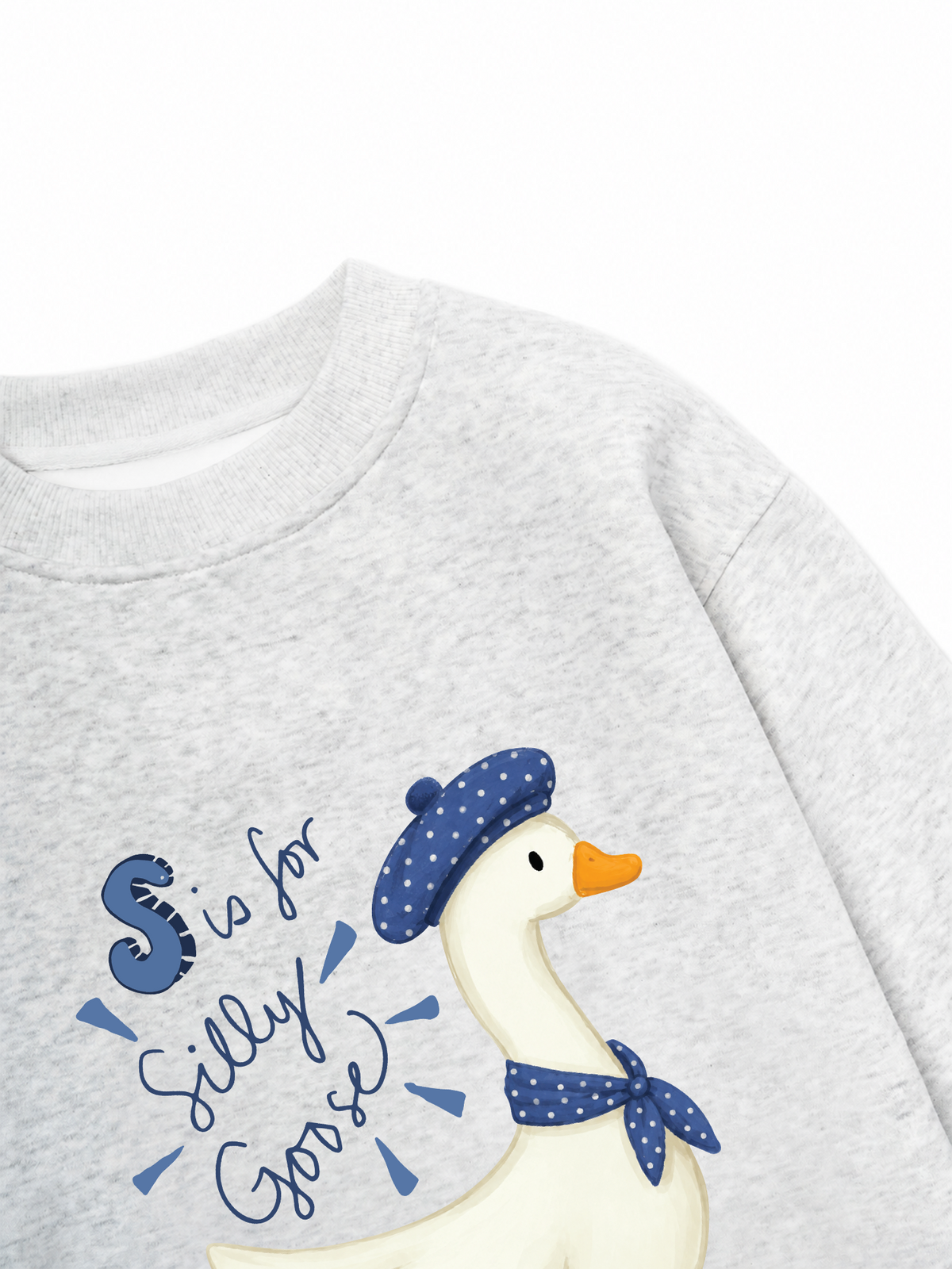 Áo Sweater Nỉ Hai Da Farm Silly Goose