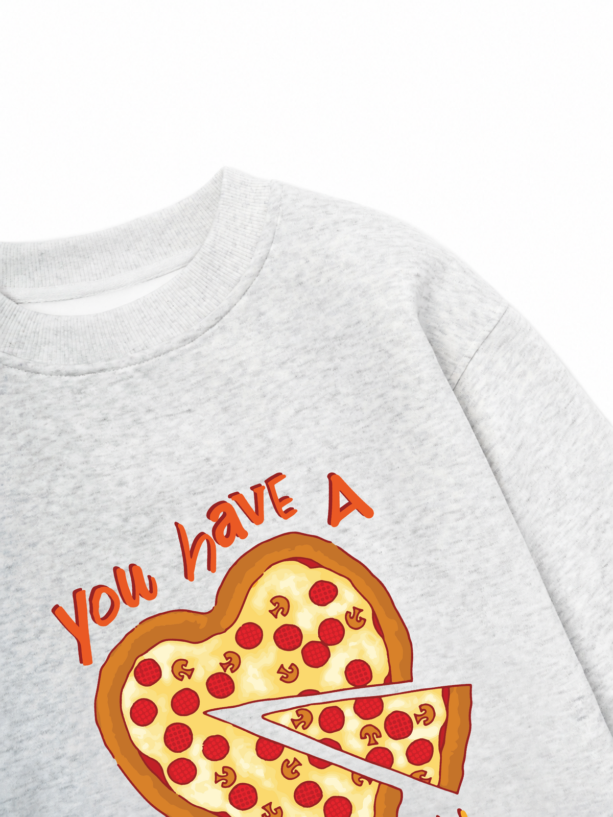 Áo Sweater Nỉ Hai Da Yumy Mood You Have A Pizza