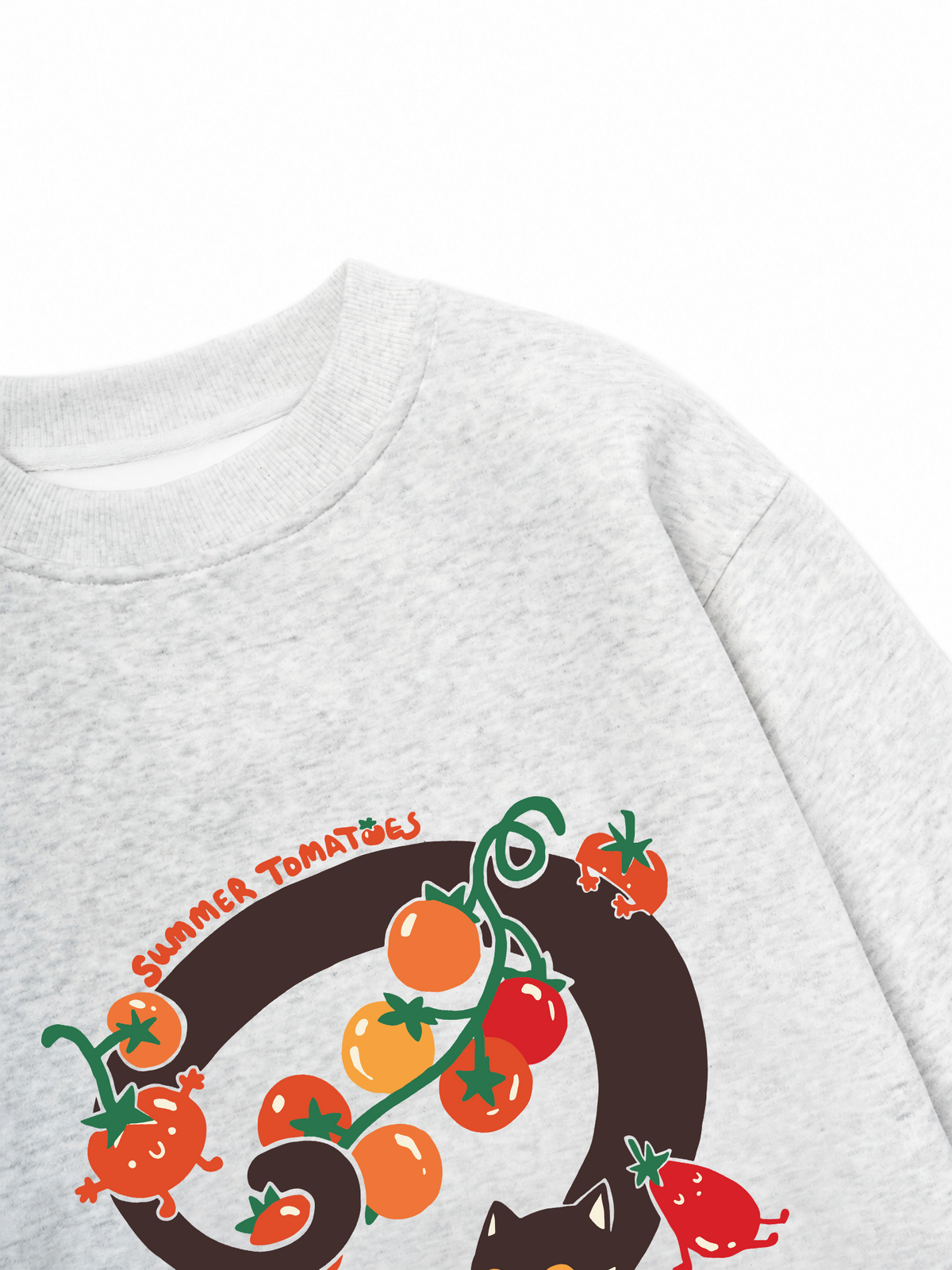 Áo Sweater Nỉ Hai Da Yummy Mood Summer Tomatoes