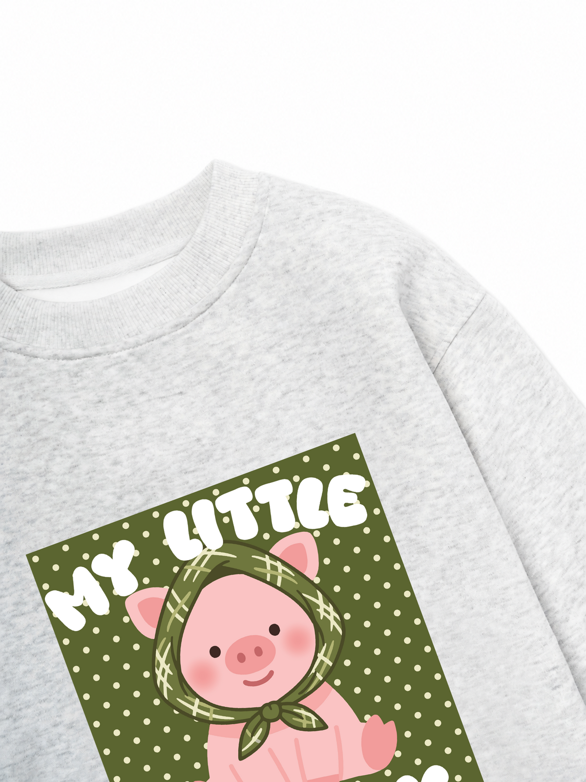 Áo Sweater Nỉ Hai Da Farm My Litle Piggy