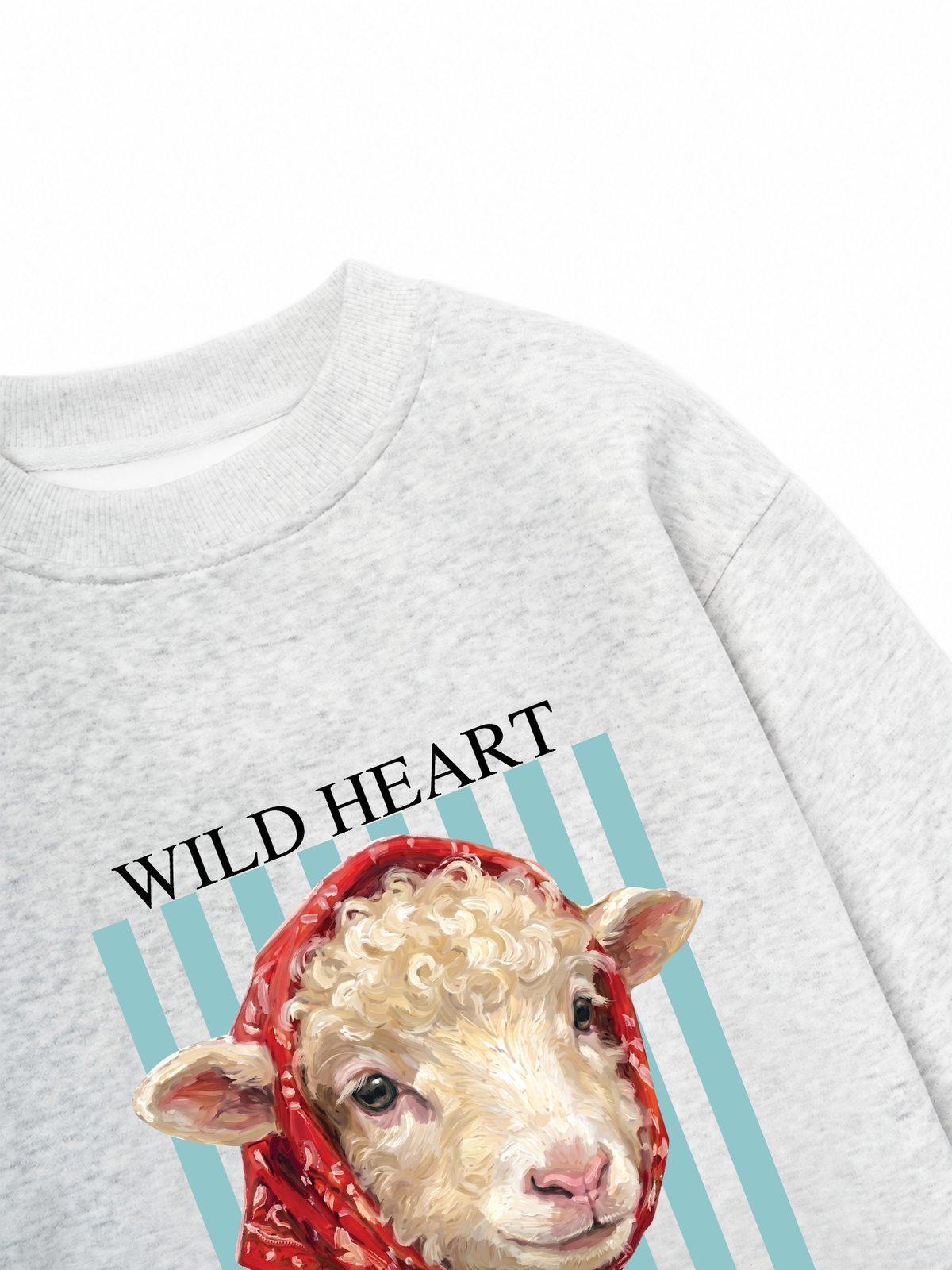 Áo Sweater Nỉ Hai Da Farm Wild Heart Sweet Soul