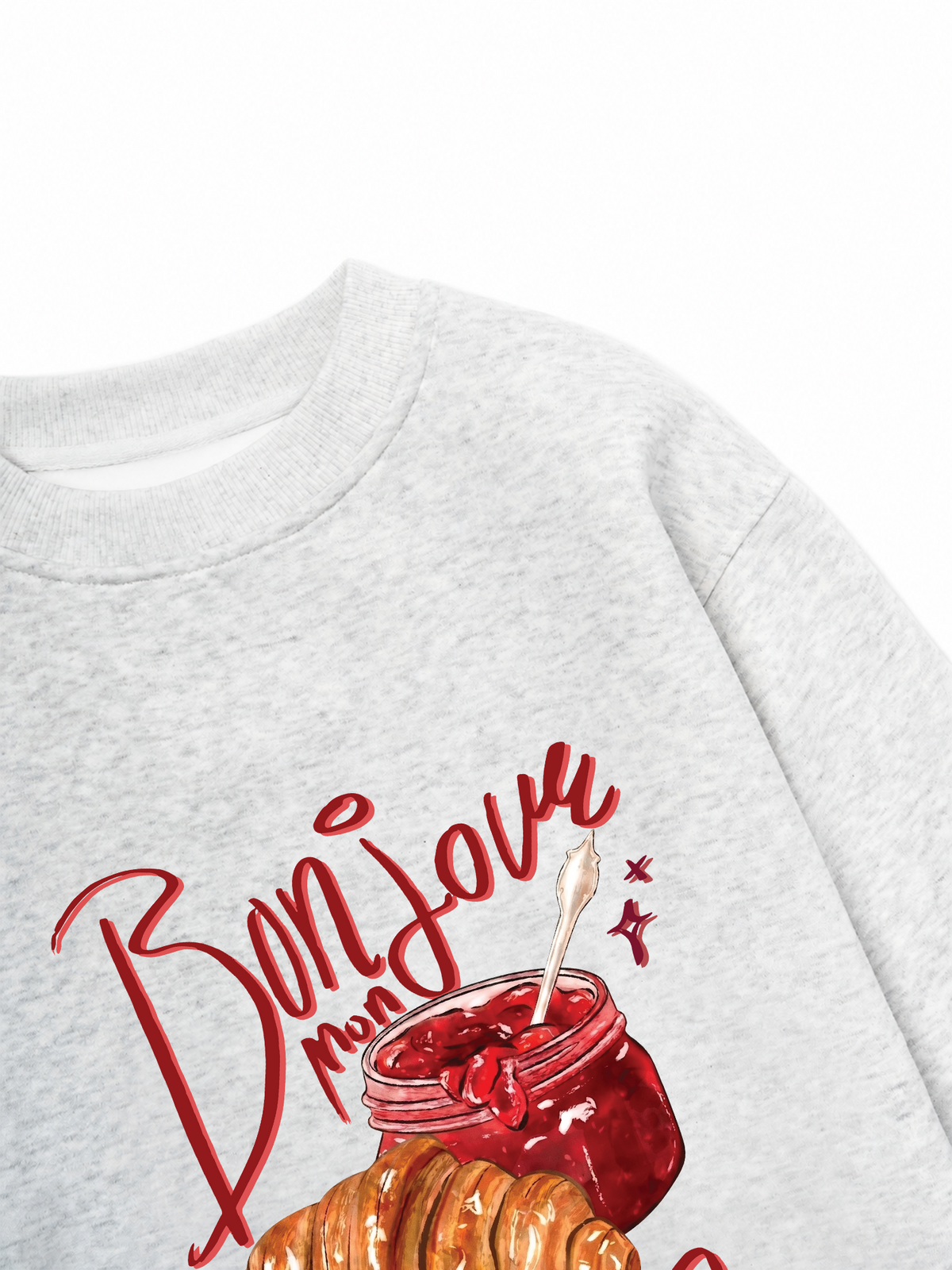 Áo Sweater Nỉ Hai Da Yummy Mood Bonjour Amour
