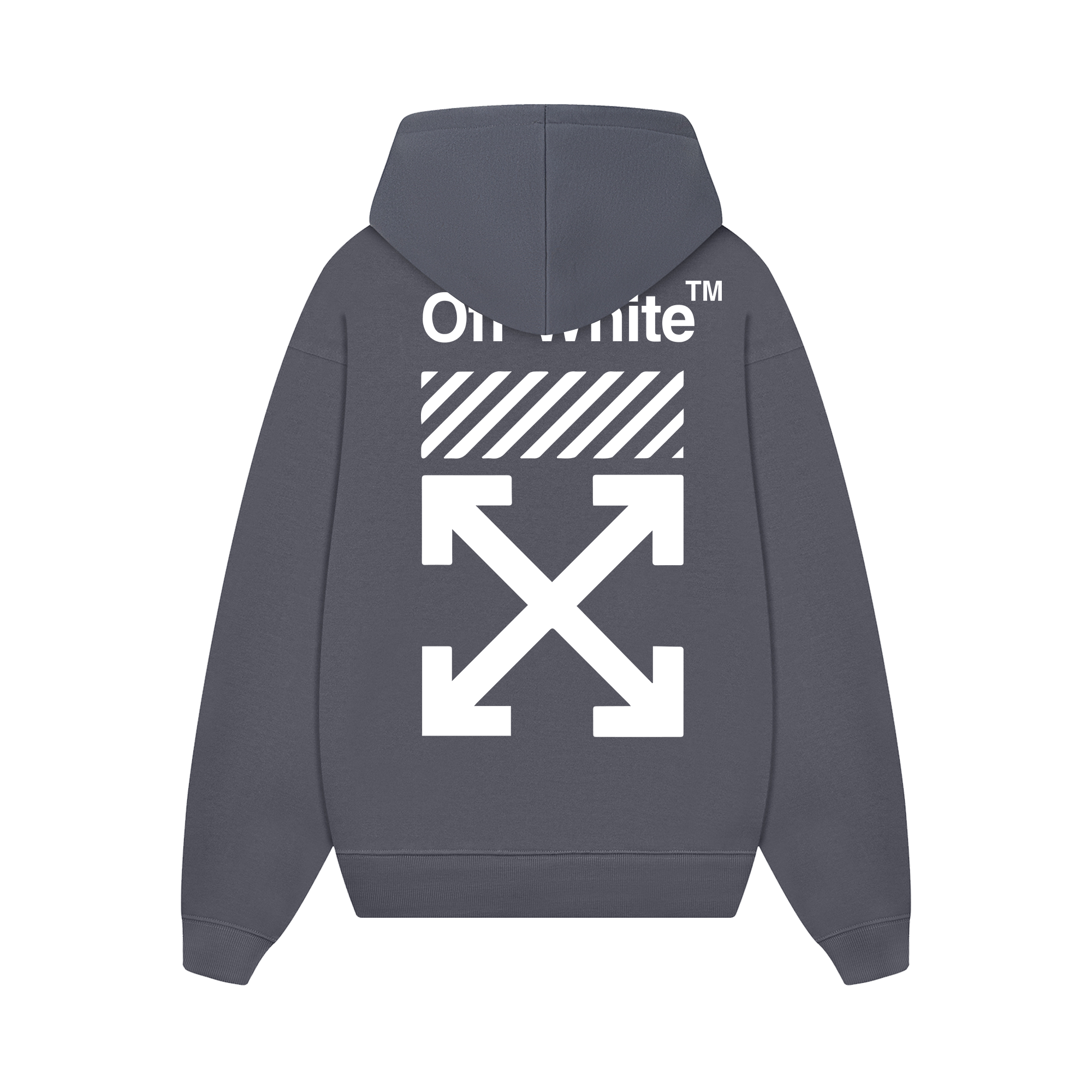 Off White Basic Logo Hoodie