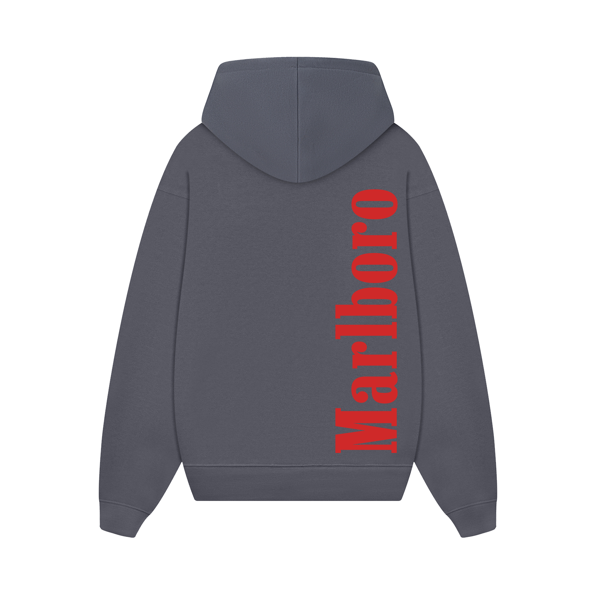 Marlboro Red Typo Logo Hoodie