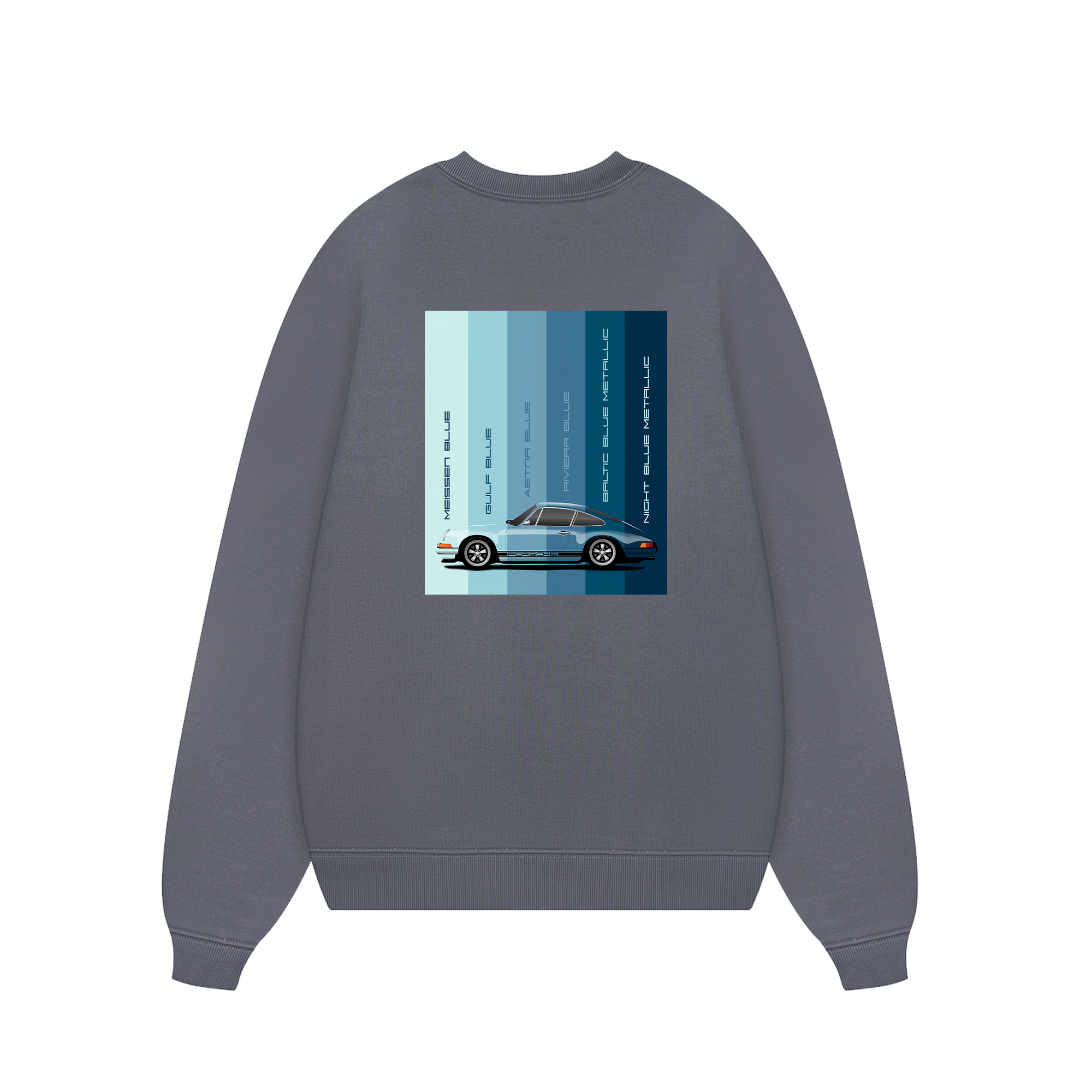 Porsche Blue Palettes Sweater