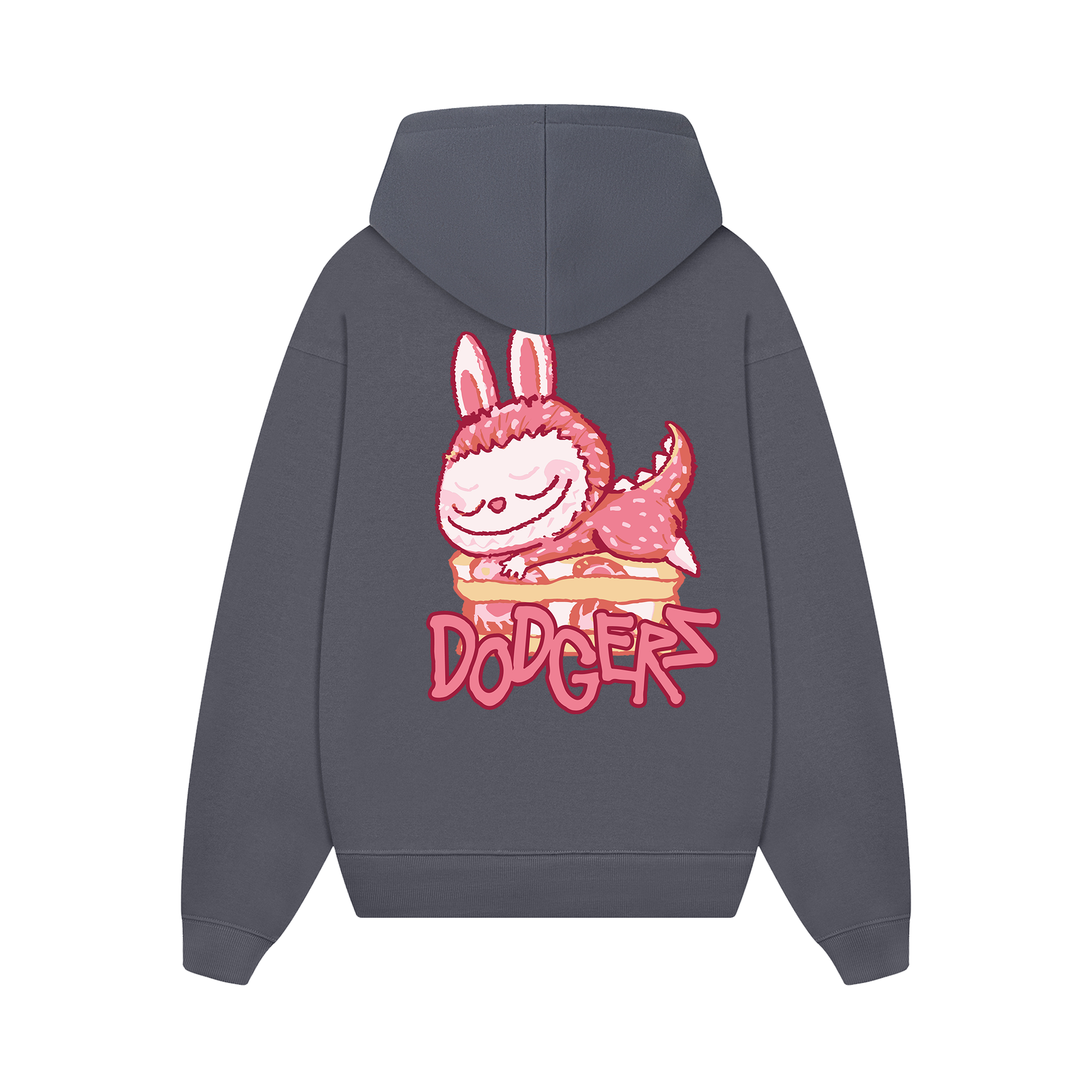 MLB Labubu Strawberry Dodgers Hoodie