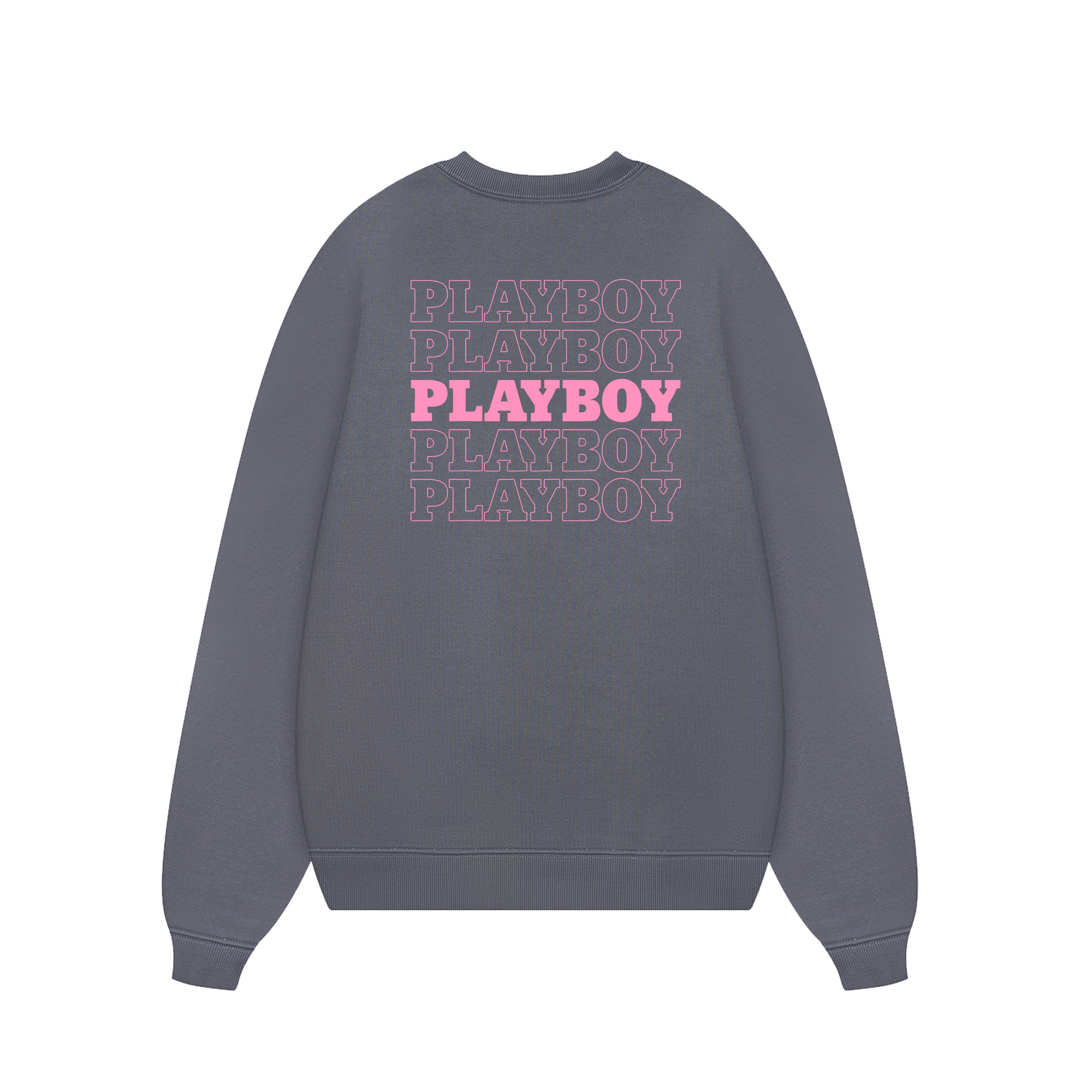 Play Boy Pink Repeating Masthead Sweater