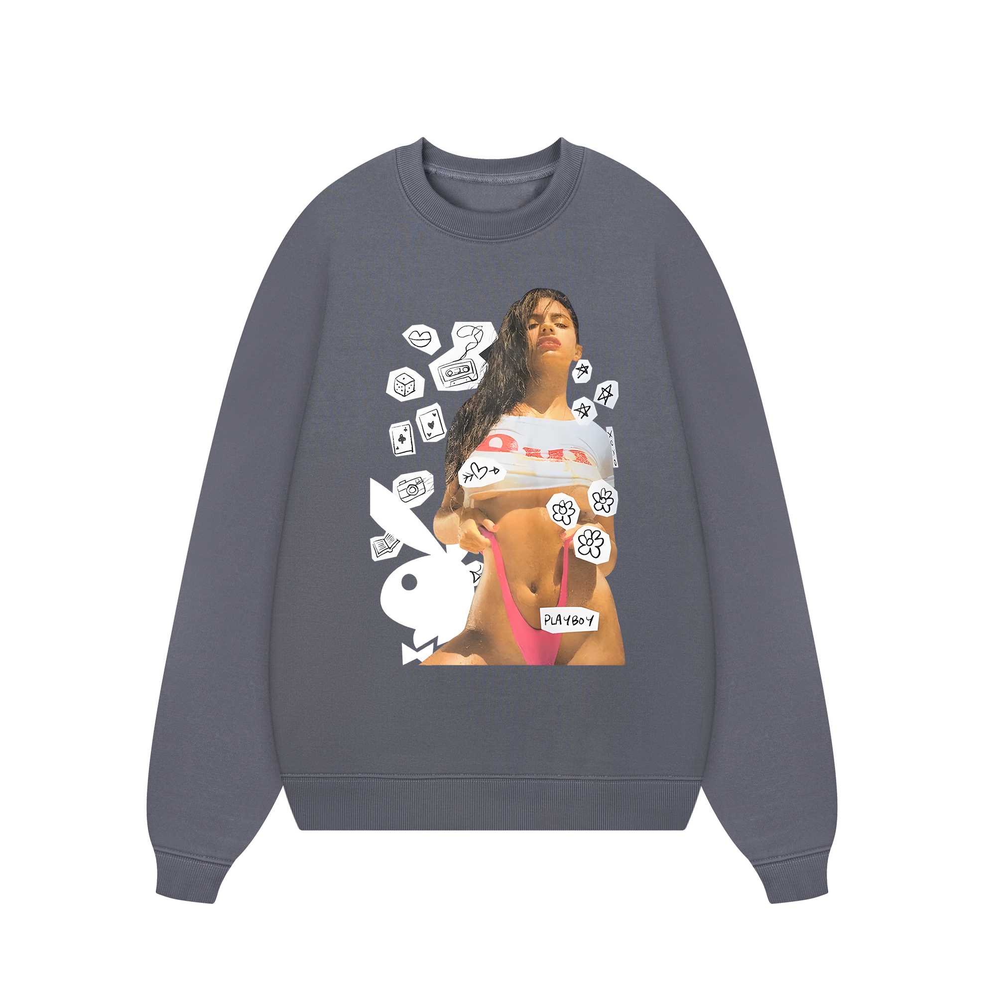 Play Boy Doodles Girl Sweater