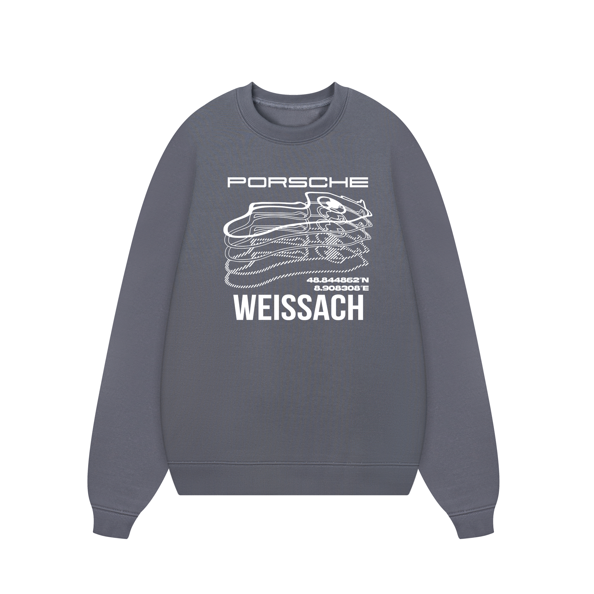 Porsche Weissach Map Sweater