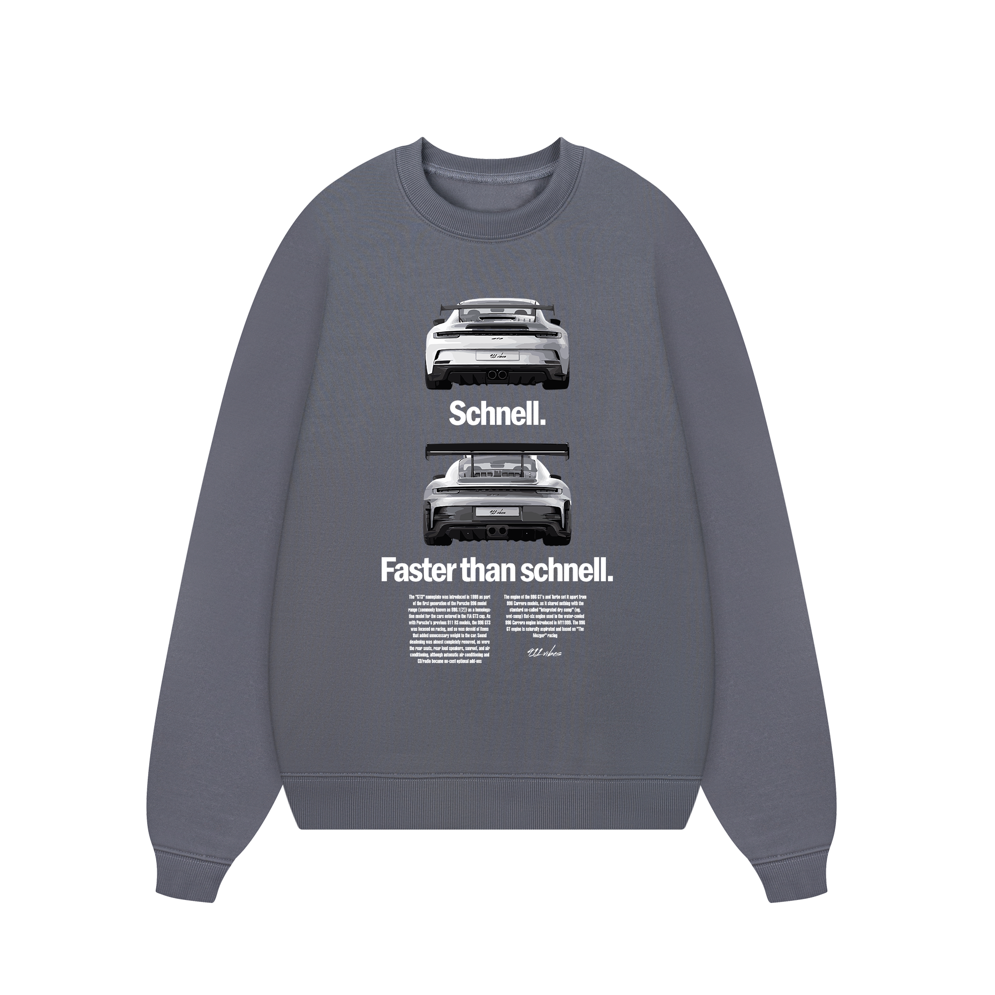 Porsche Faster Than Schnell Sweater