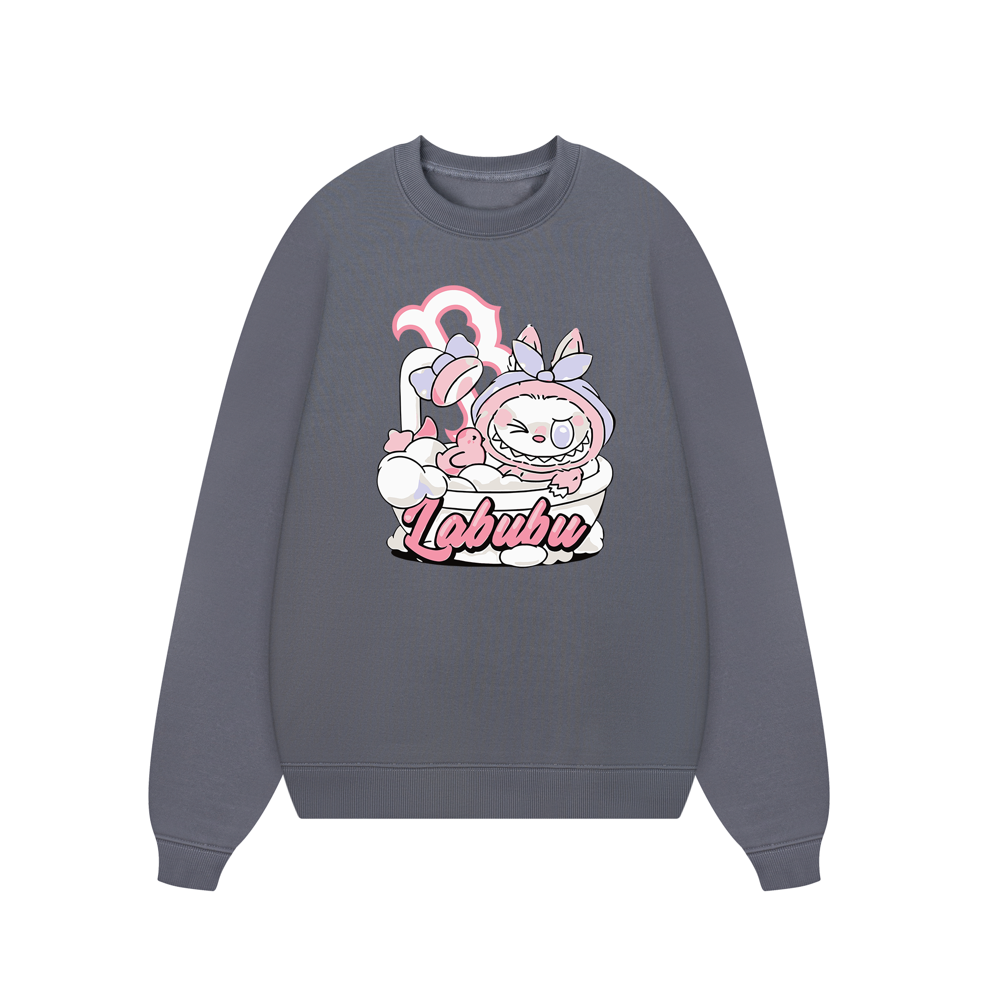 MLB Labubu Pink Shower Boston Sweater