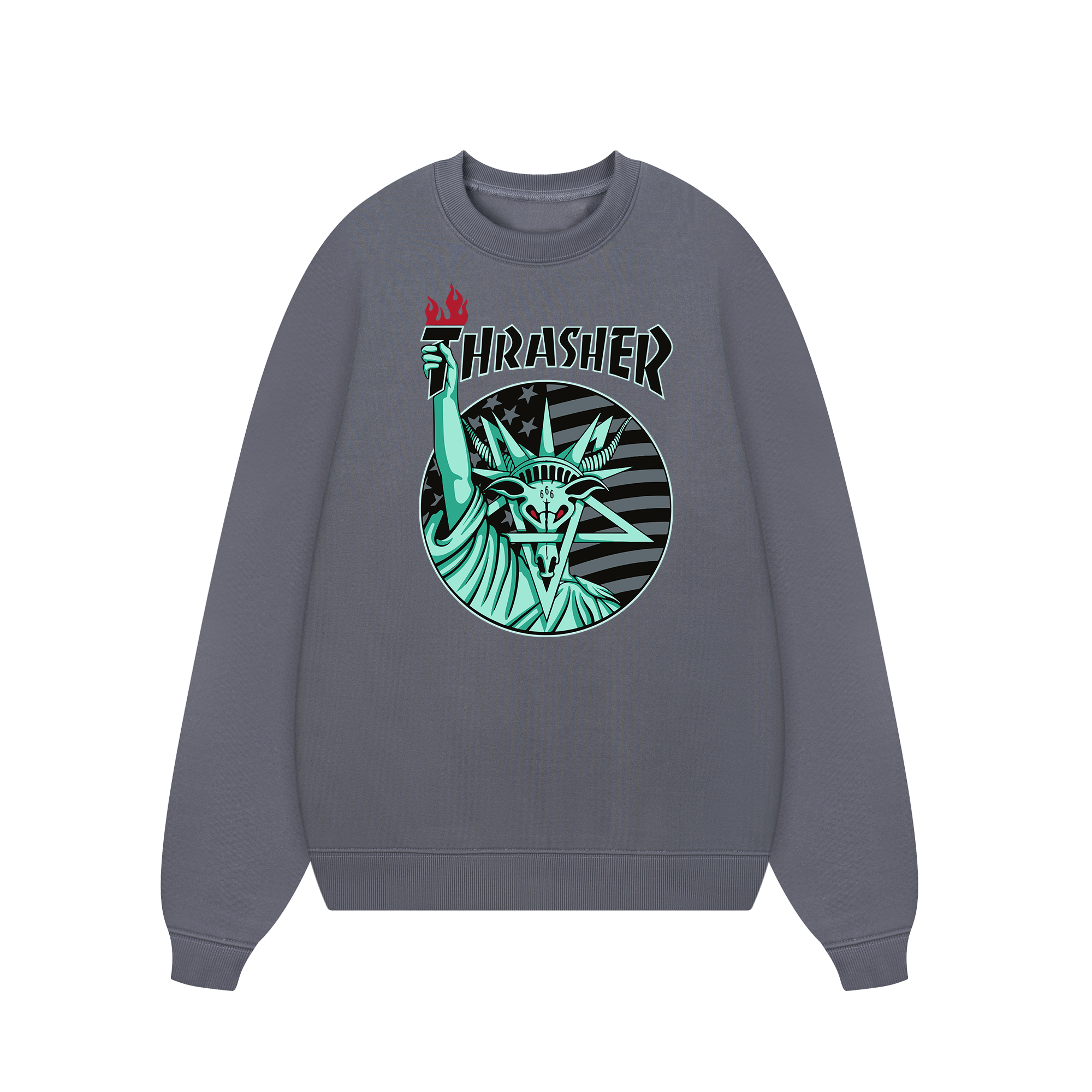 Thrasher Statue Of Liberty Sweater