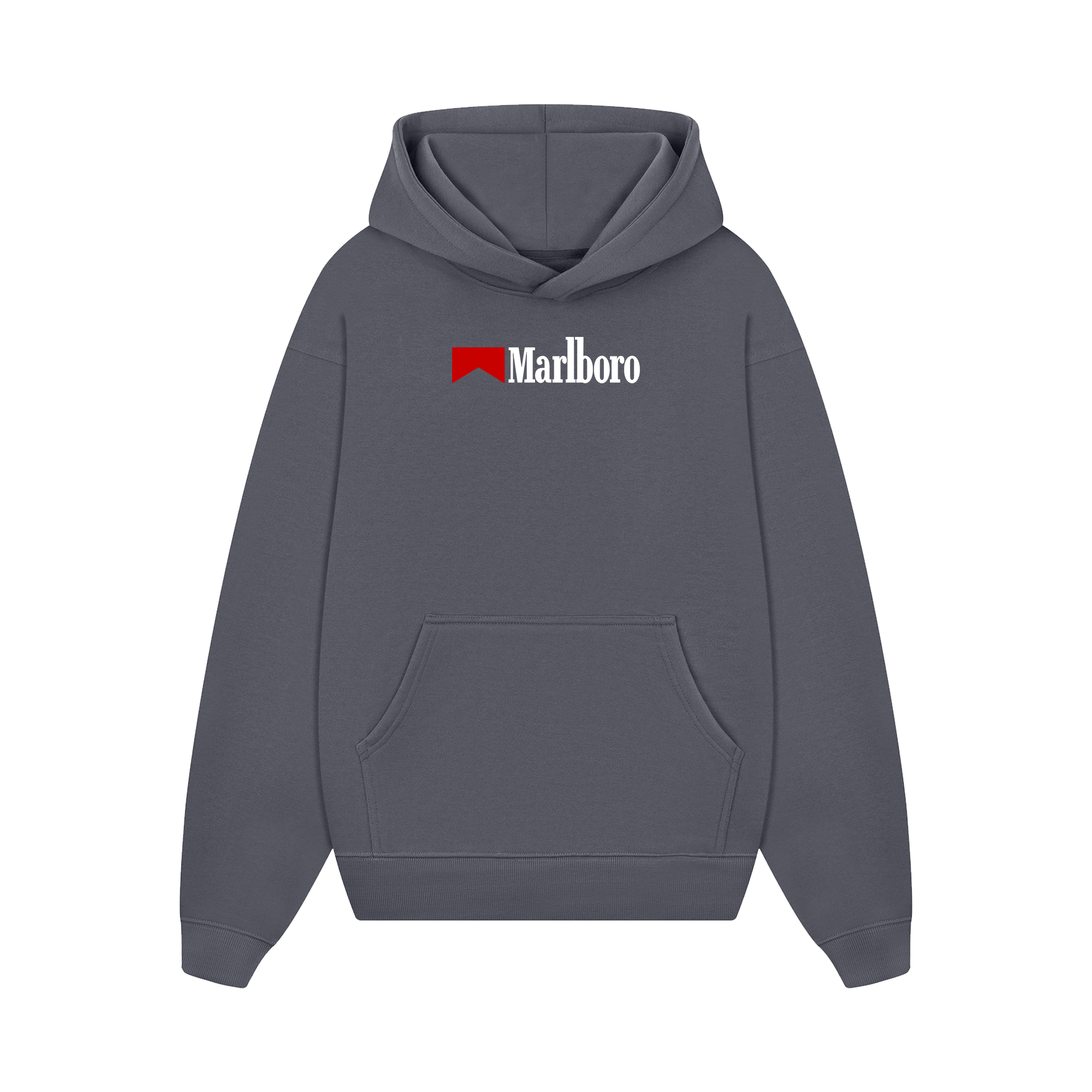 Marlboro Typo Logo Hoodie