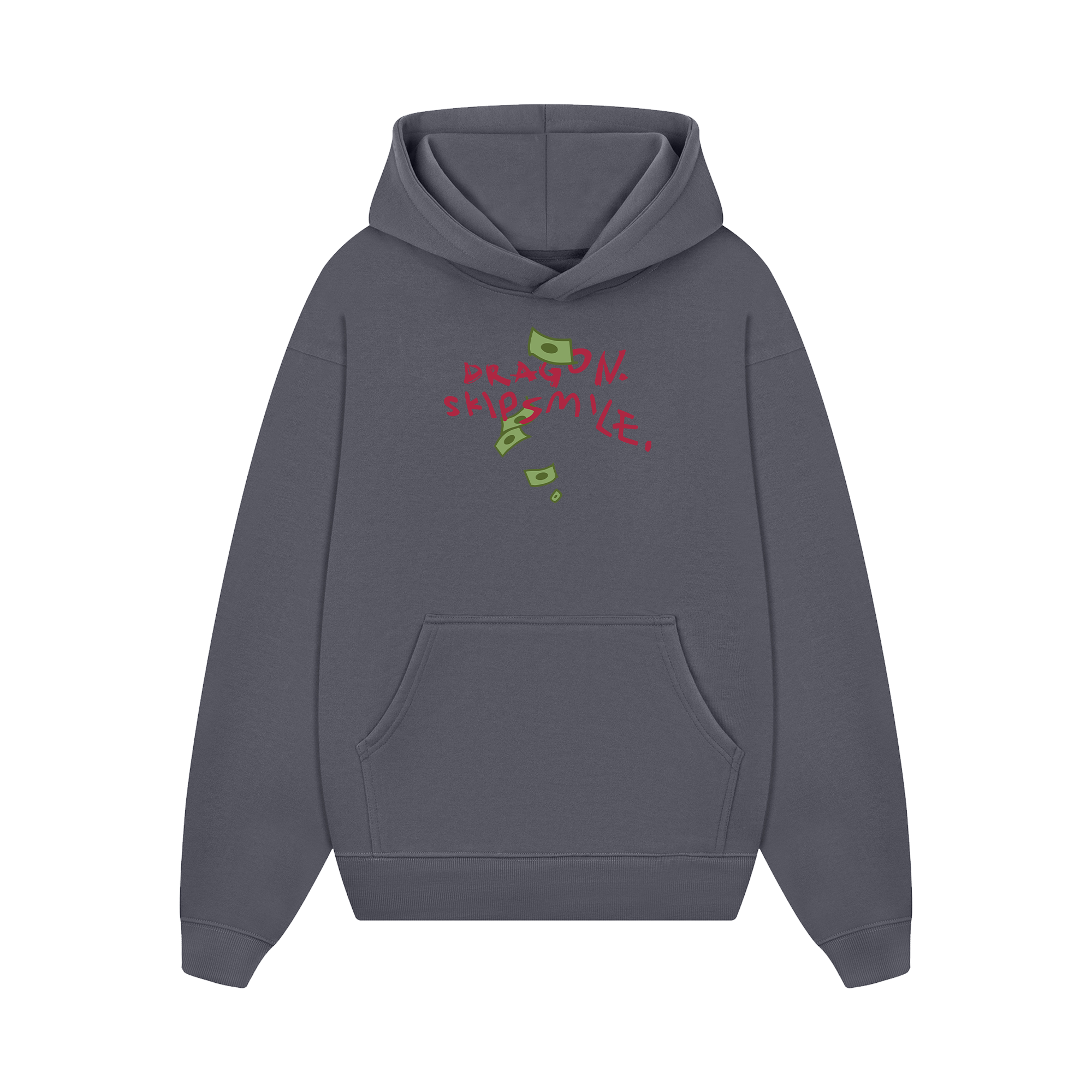 Money Dragon Skip Smile Hoodie