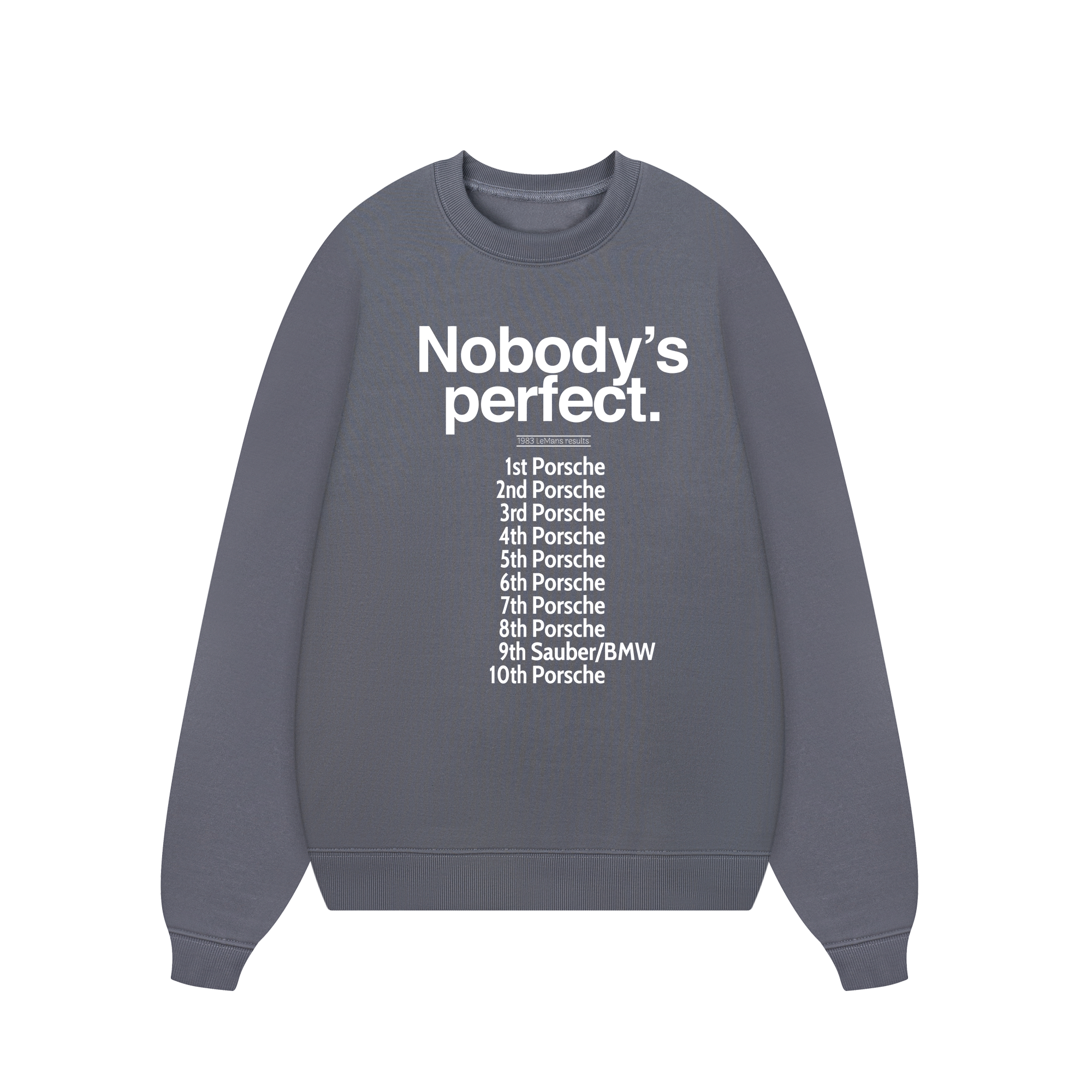 Porsche Nobody's Perfect Sweater