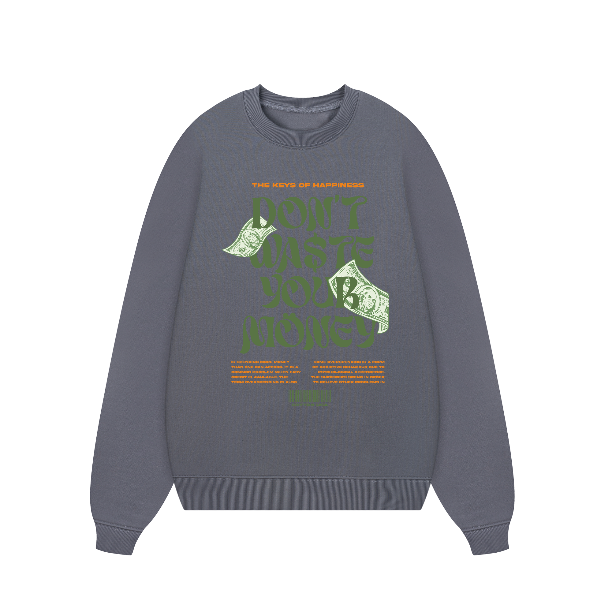 Money The Keys Of Happiness Sweater