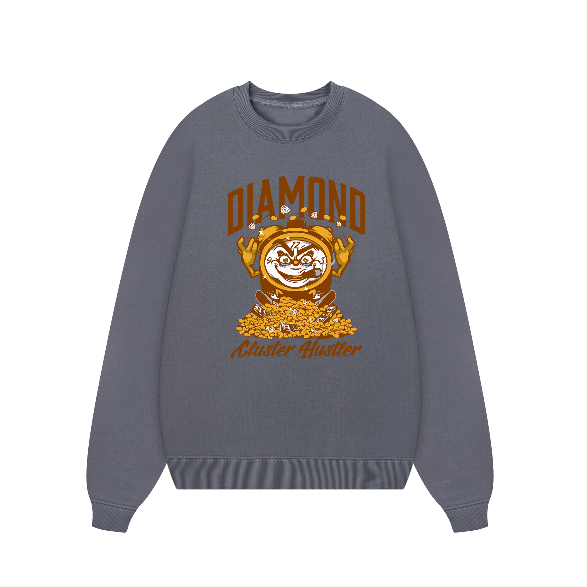 Money Diamond Cluster Hustler Sweater